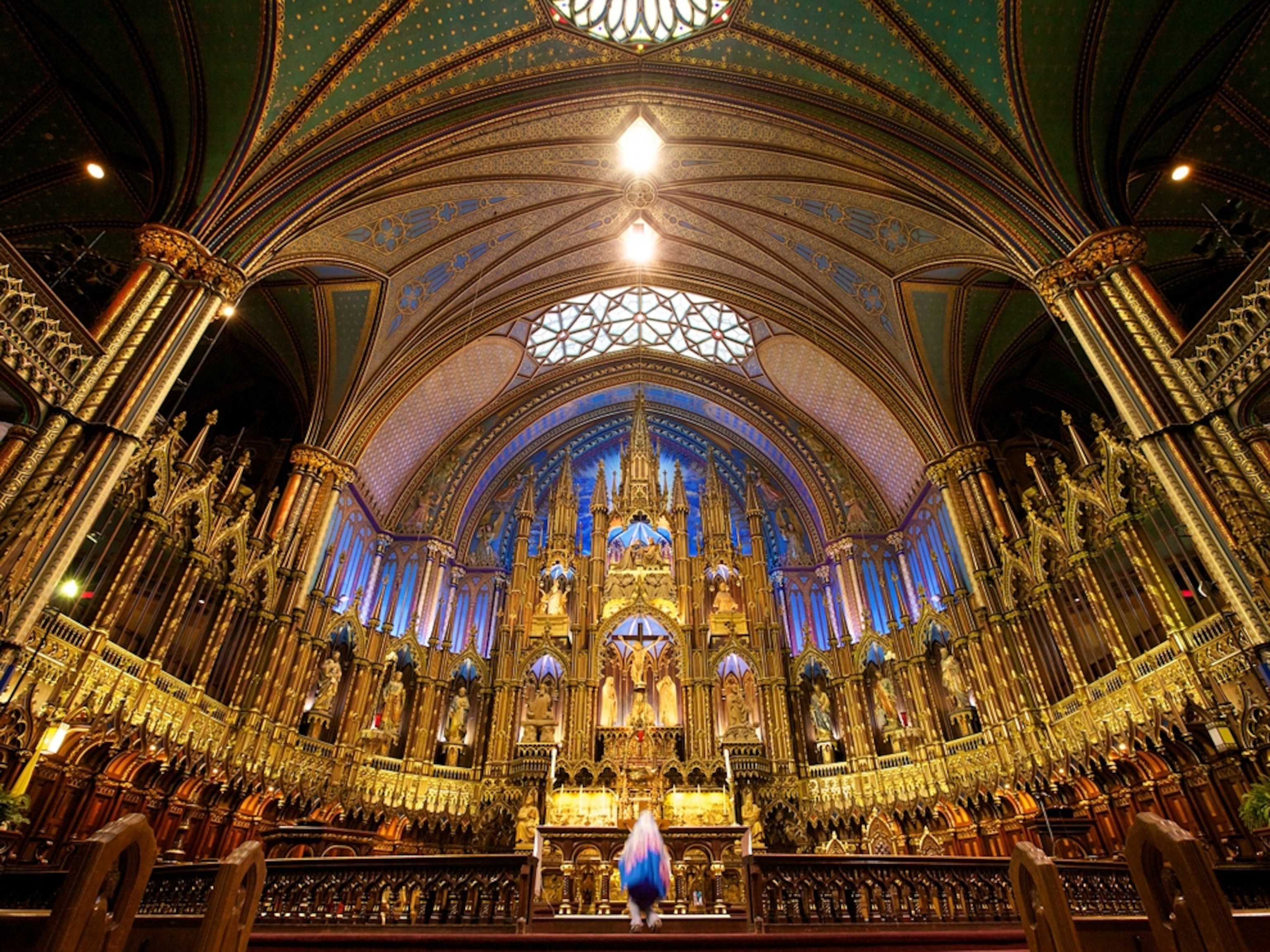 Notre Dame Cathedral in Montreal