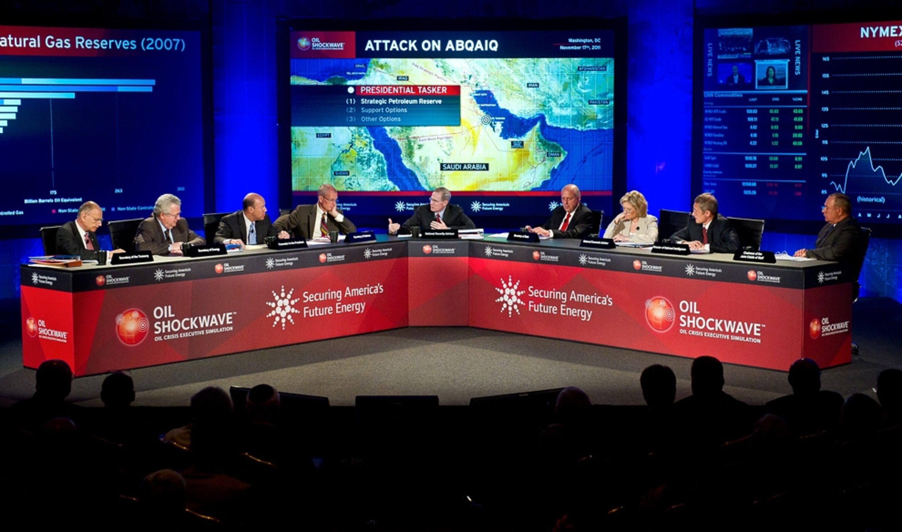 An energy crisis simulation in Washington, D.C.