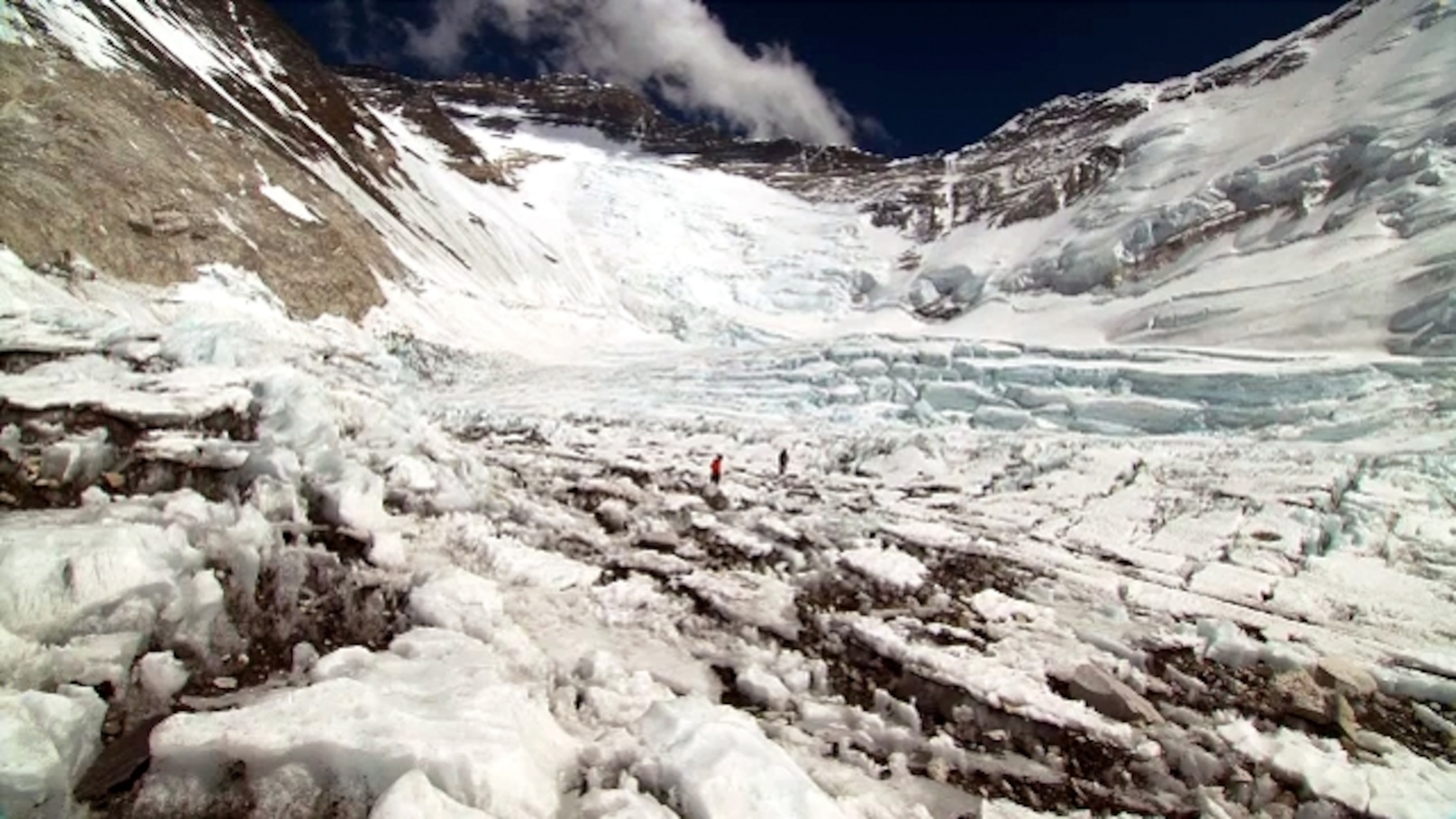 Glacier field on Everest