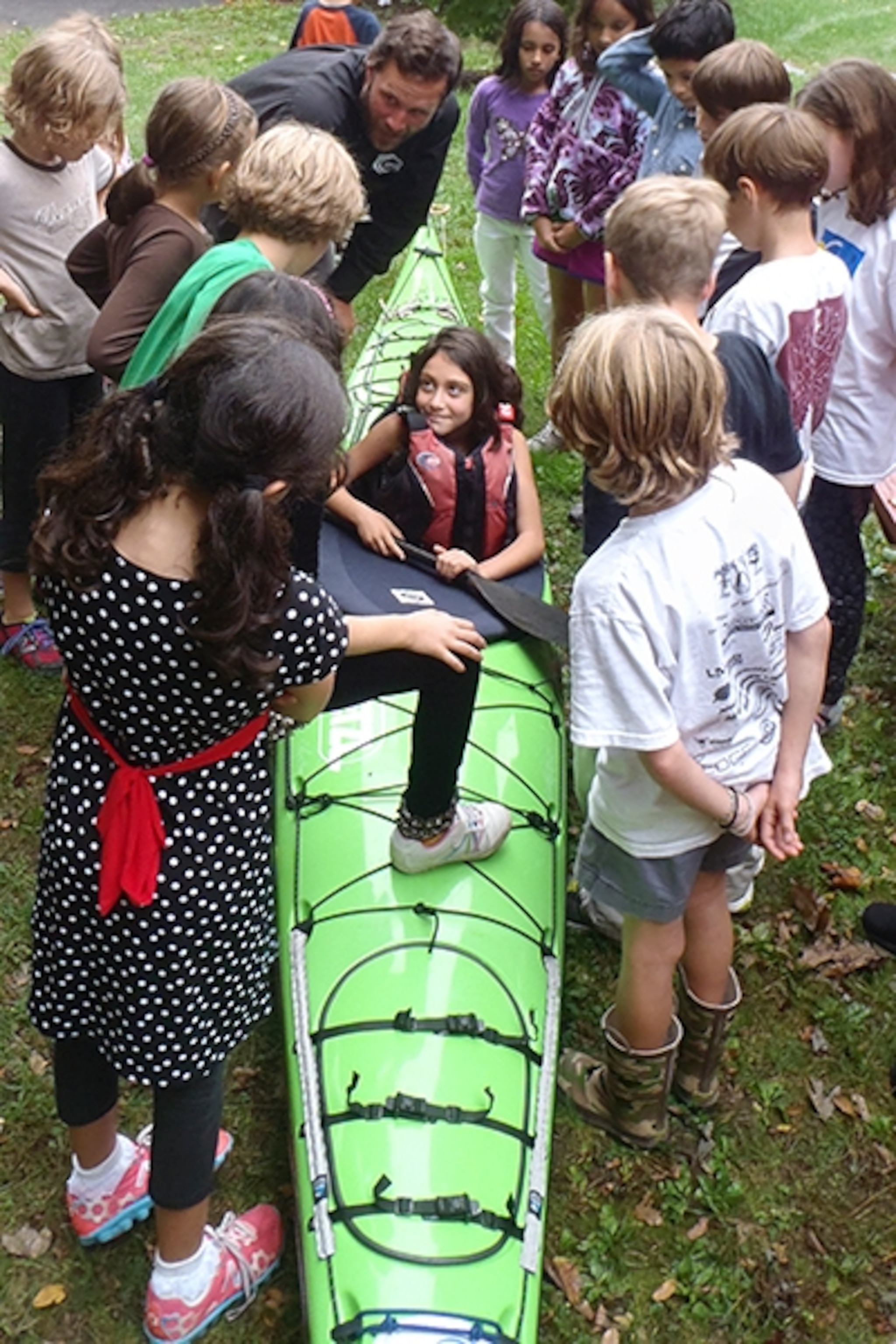 Dave Freeman teaching students