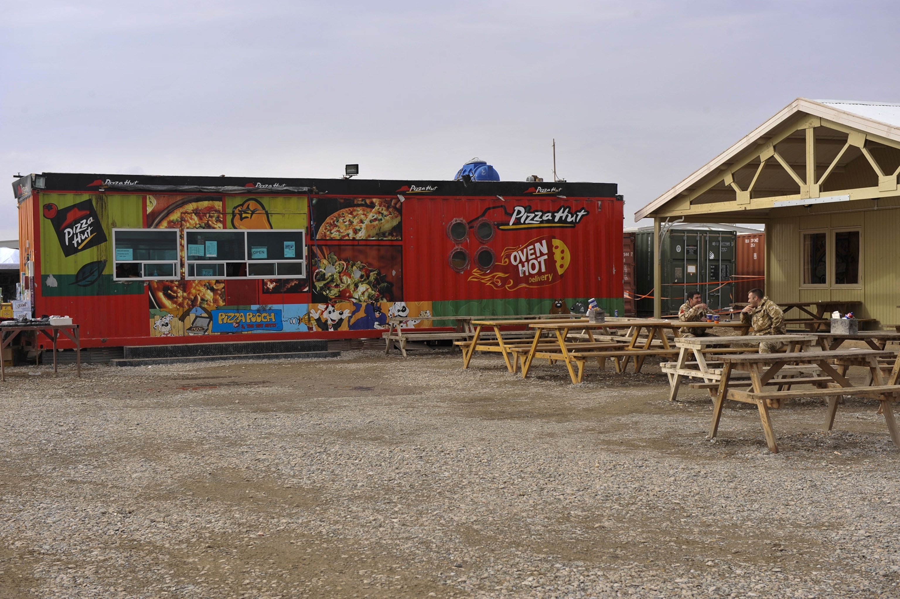 a Pizza Hut in Afghanistan