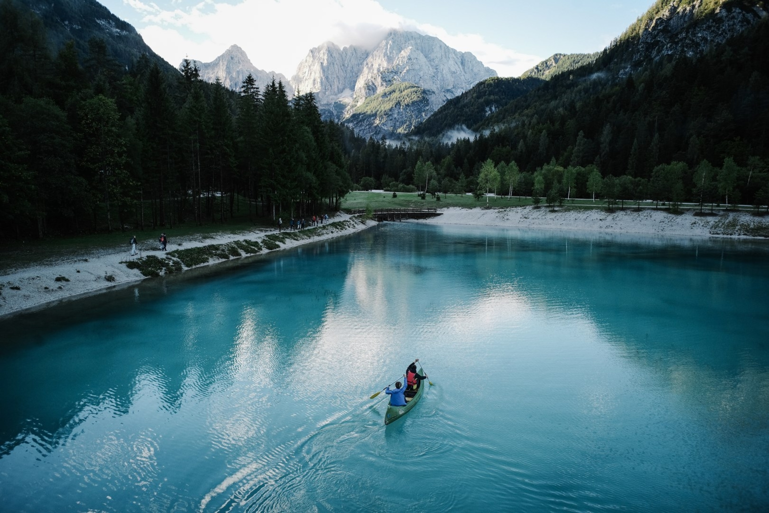 Lake Jasna , Slovenia