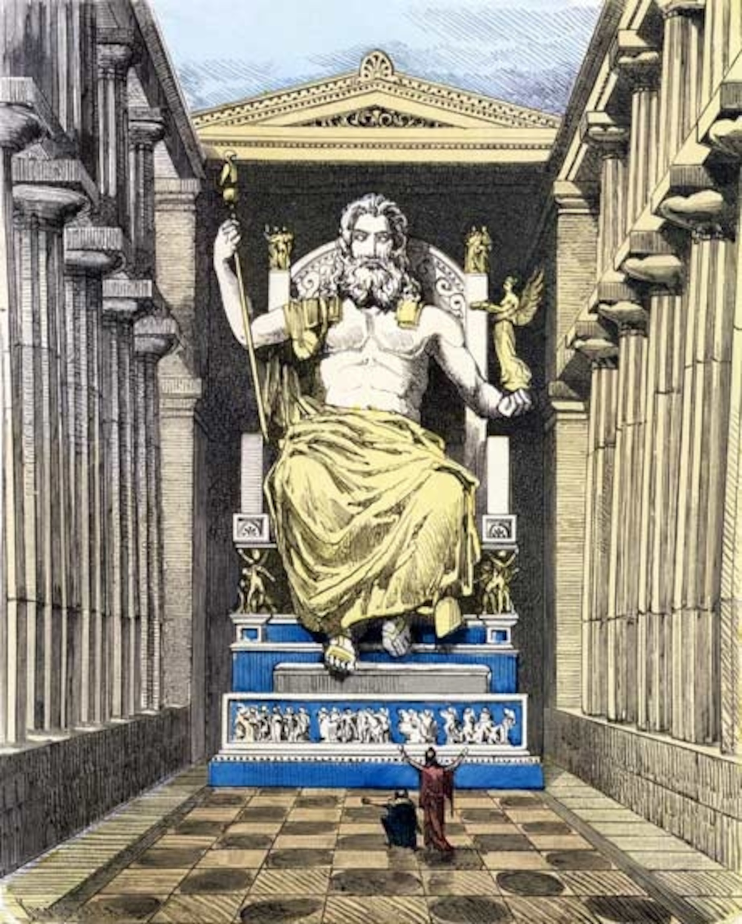 the Statue of Zeus at Olympia