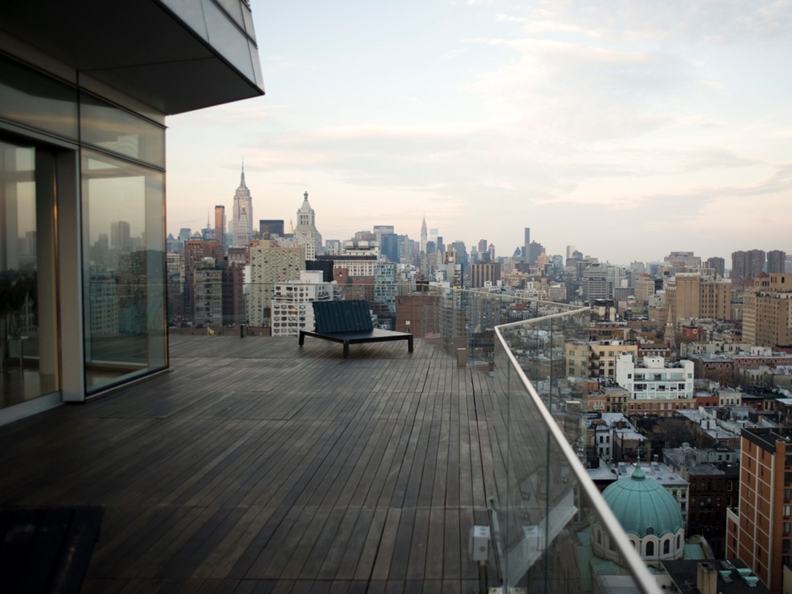 Cooper Square Hotel Penthouse deck skyline view