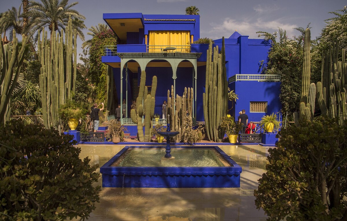 See the Marjorelle Garden in Marrakech, restored by French designer