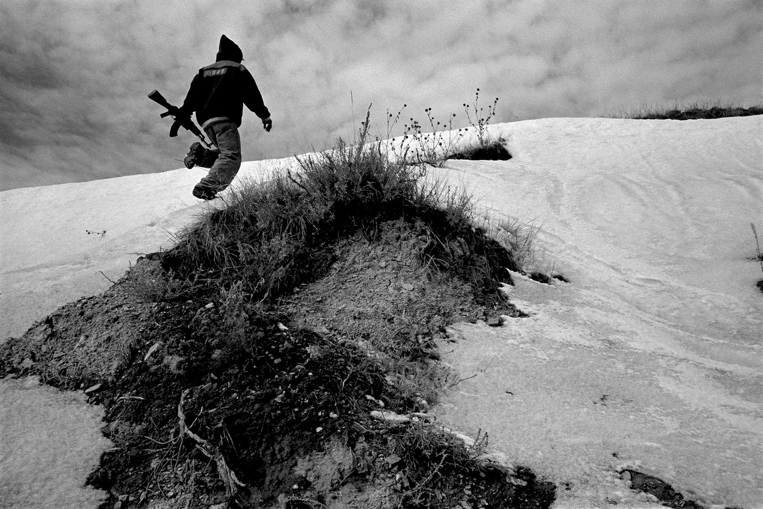 Hunting deer on the Pine Ridge Reservation, South Dakota. 2010