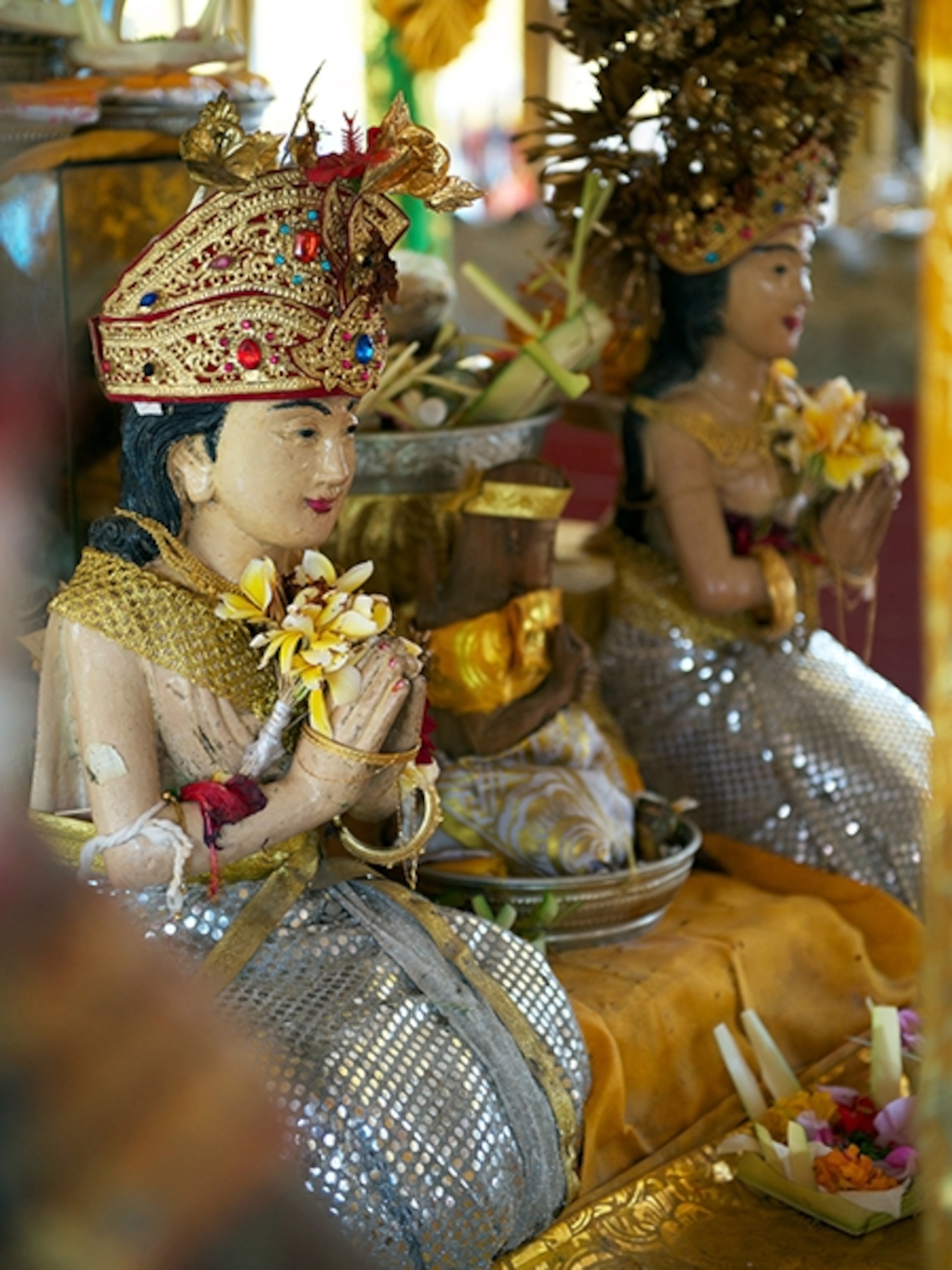 Balinese temple statues