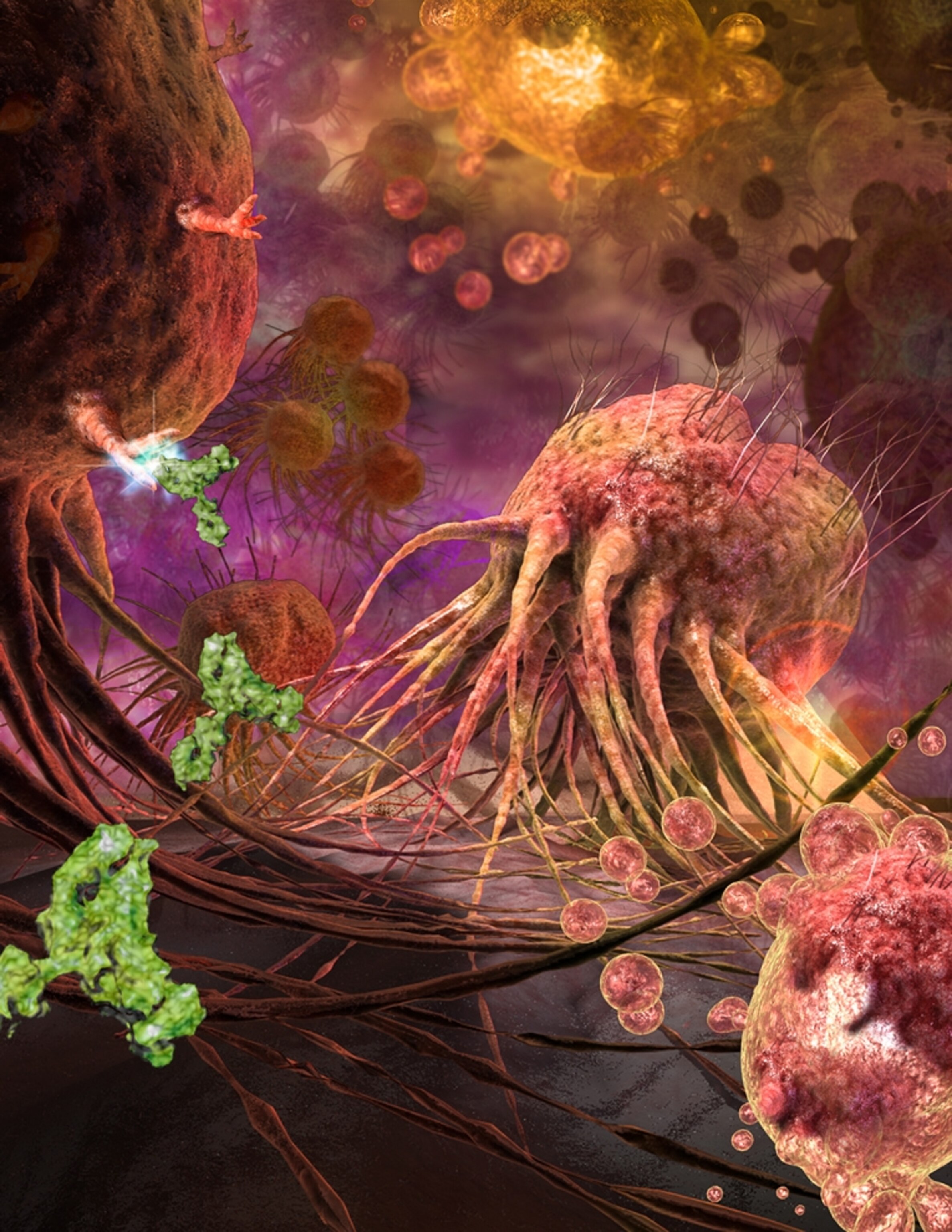 Tumor-death illustration: one of the best science pictures of 2011
