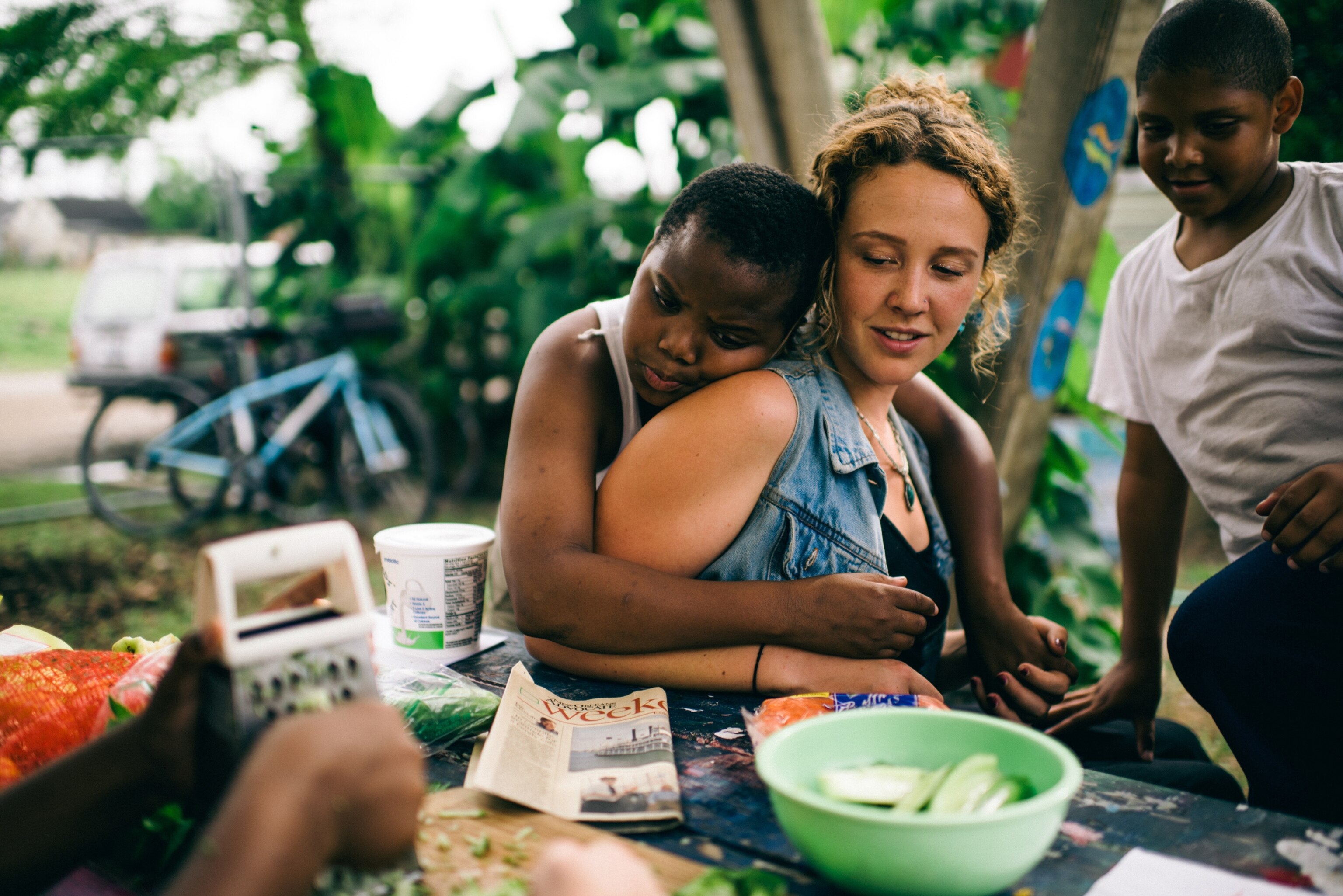 Lawyer Emily Posner runs an afterschool program in her neighborhood. Every Tuesday and Wednesday she picks kids up at their homes and walks them over to her garden, where they grow produce and get help on their homework from Posner and her friends.