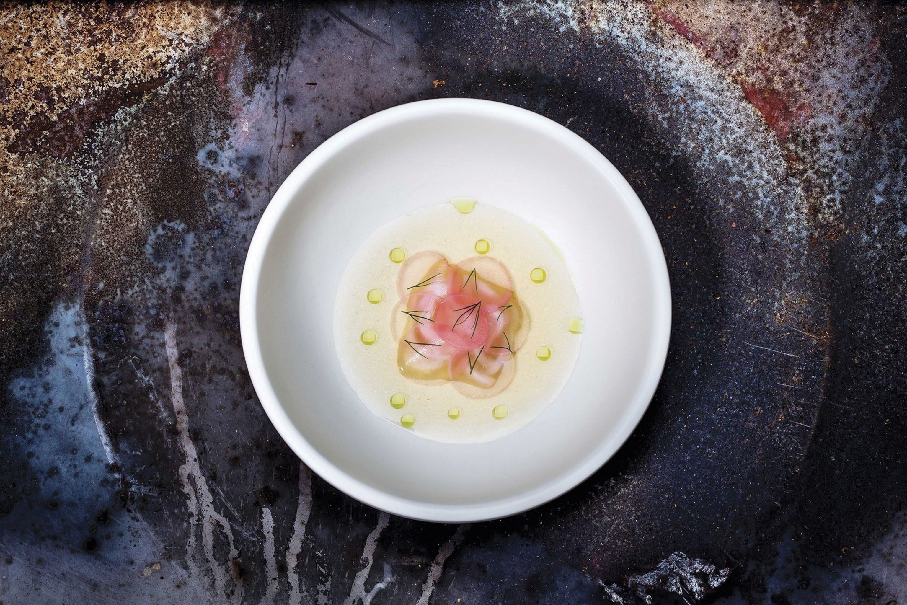 Crab and radish pickle