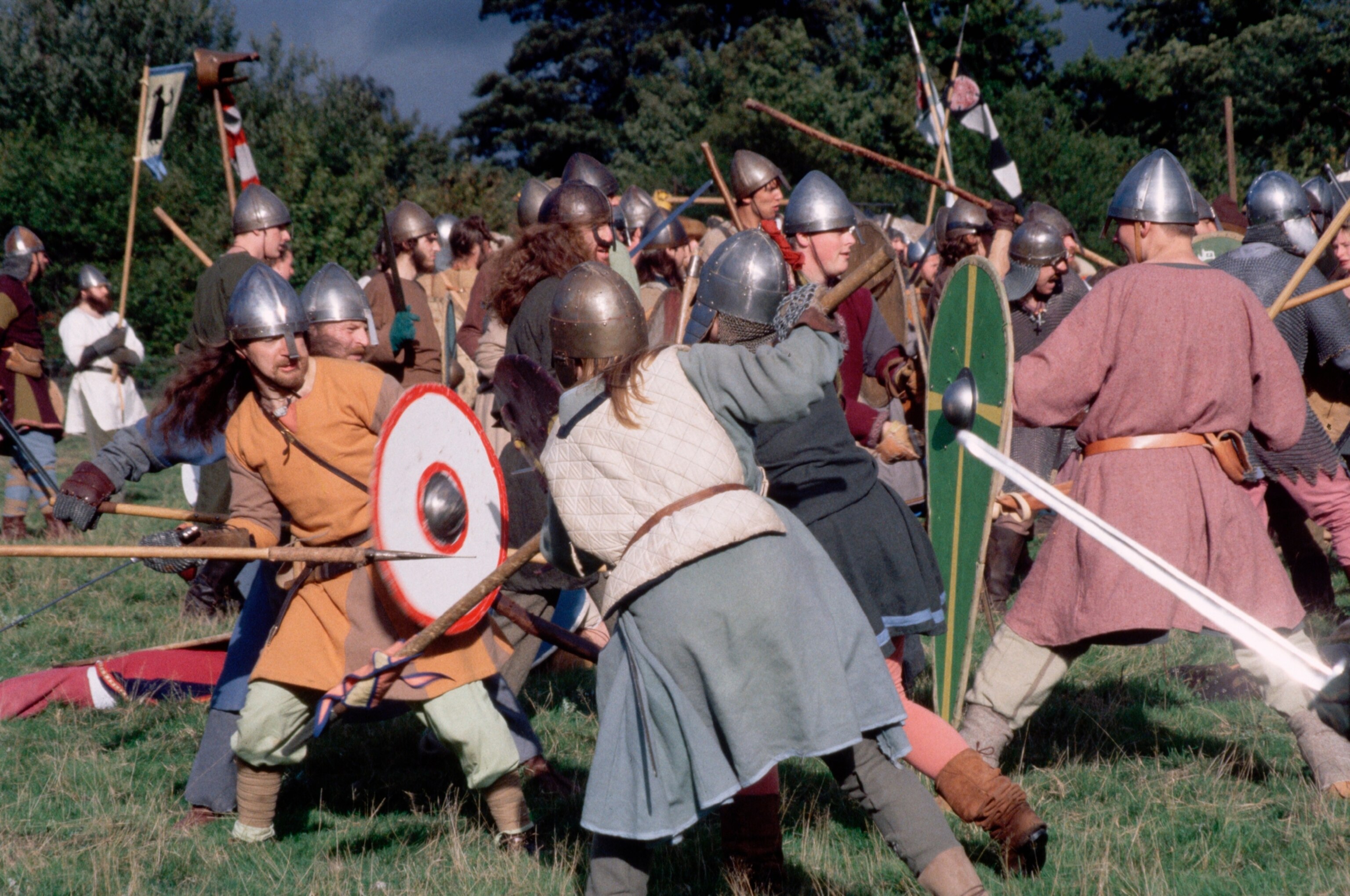 a reenactment of the Battle of Hastings