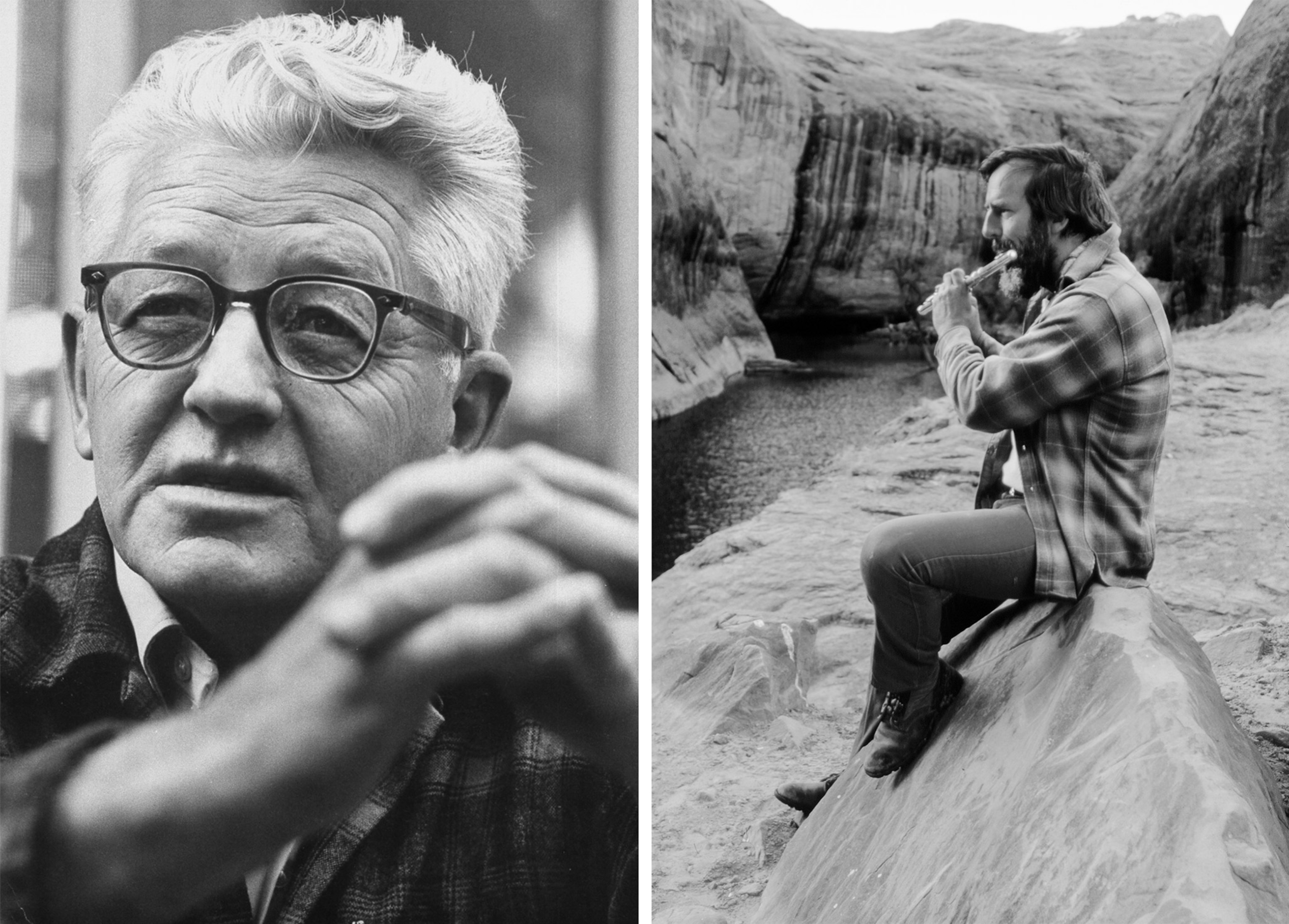 Wallace Stegner and Edward Abbey