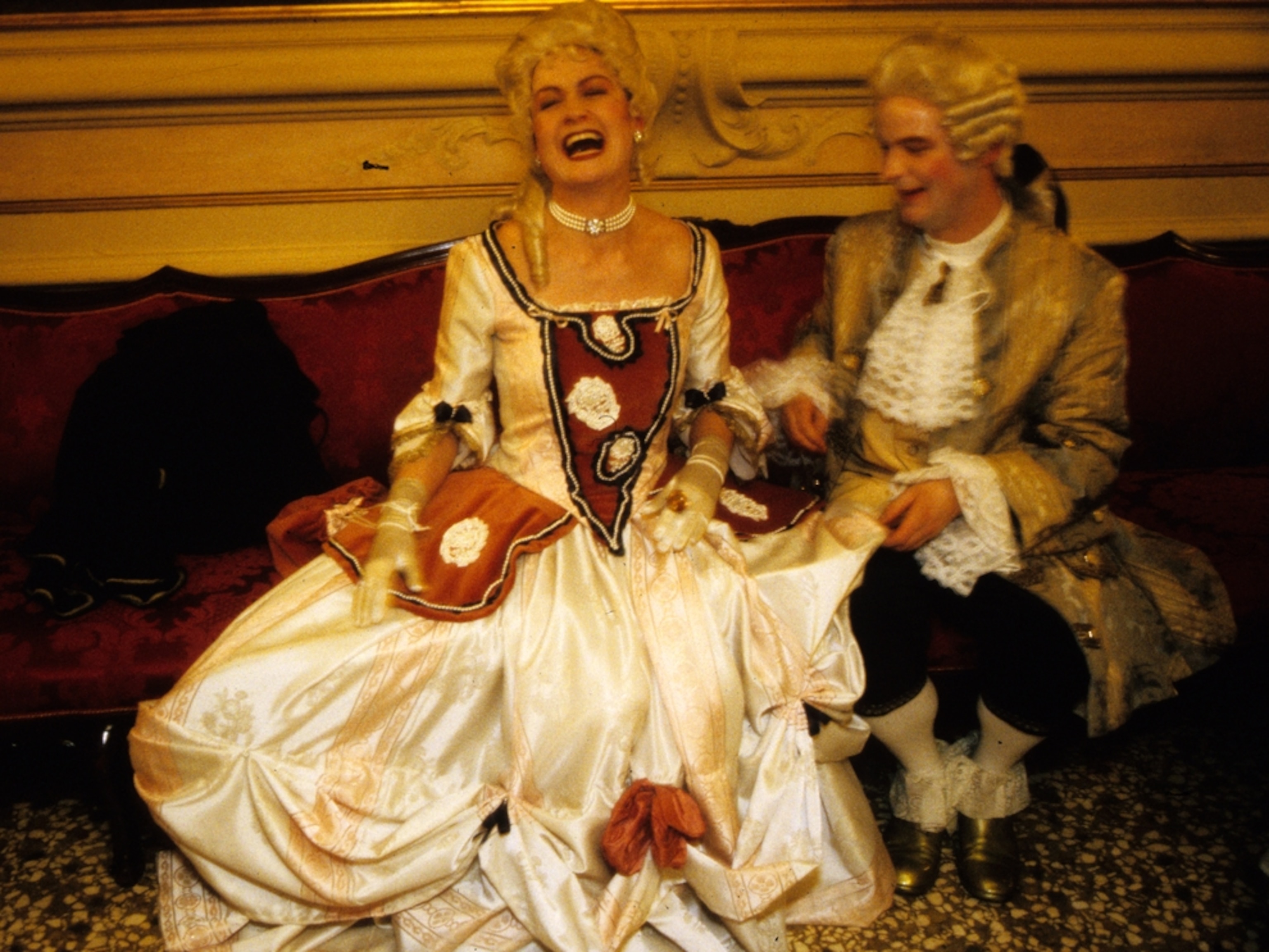 Costumed Carnevale participants