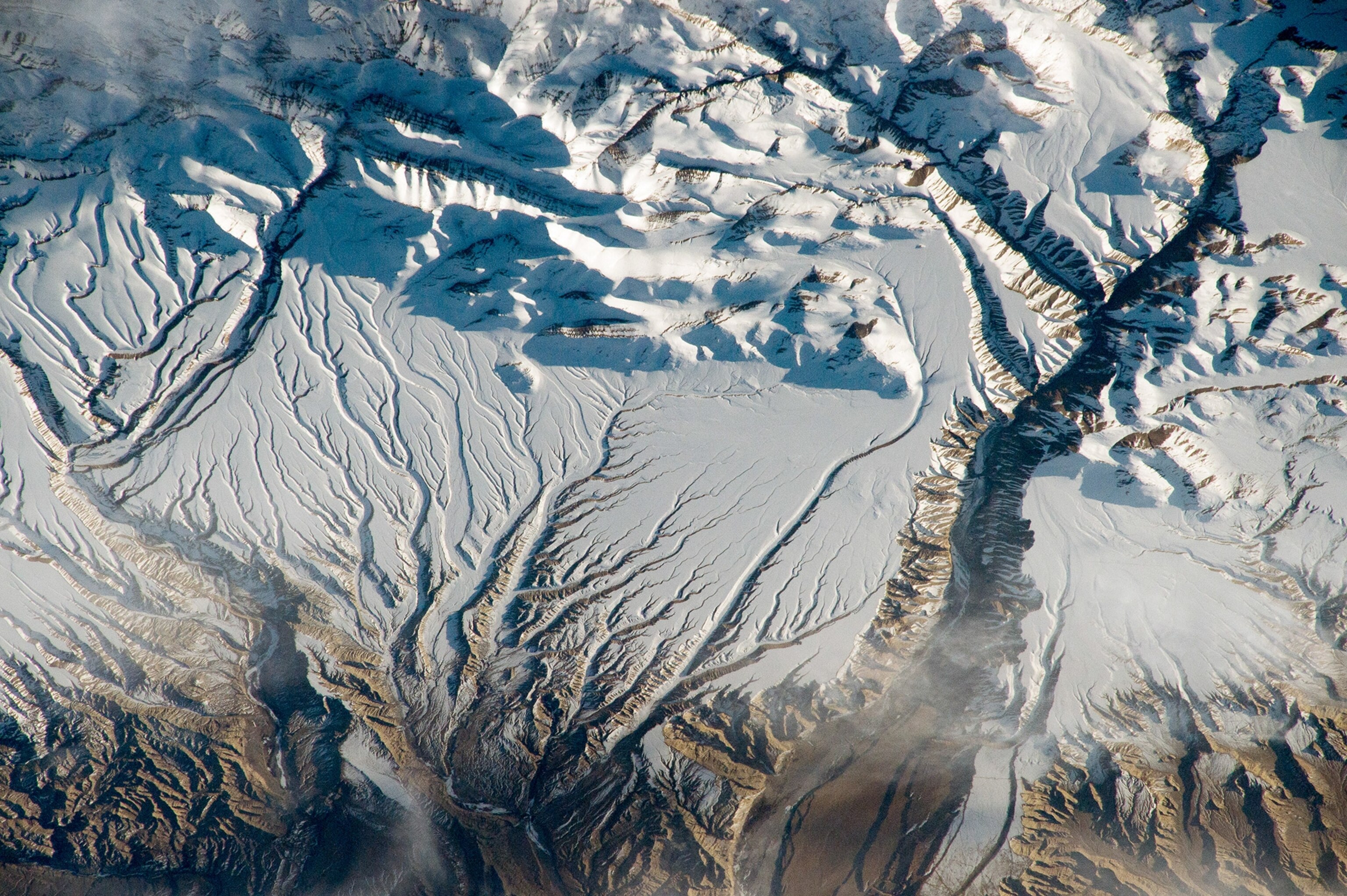 the Himalaya mountain range