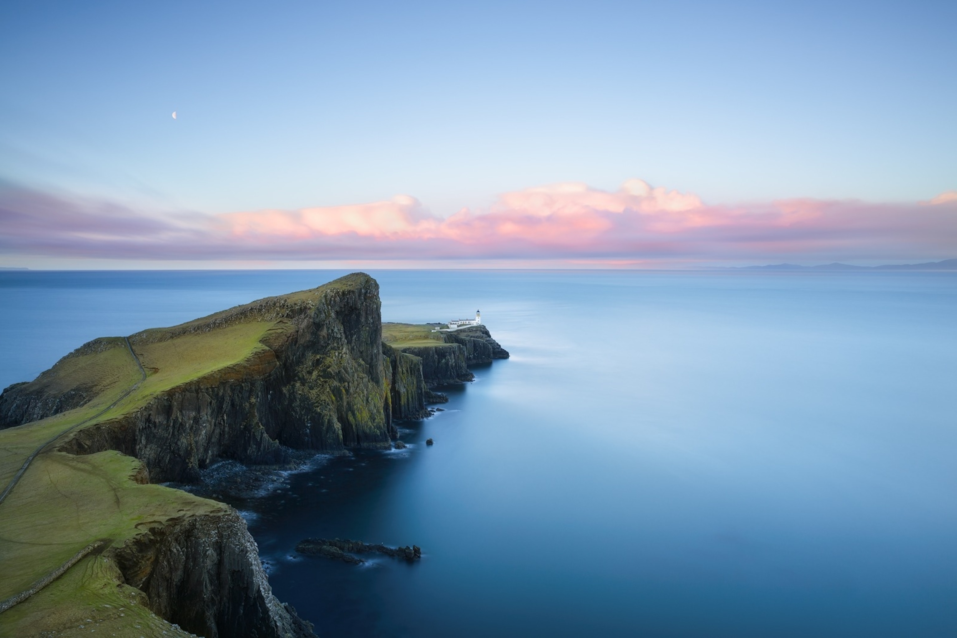 Neist Point Lighthouse in Isle of Skye, Scotland