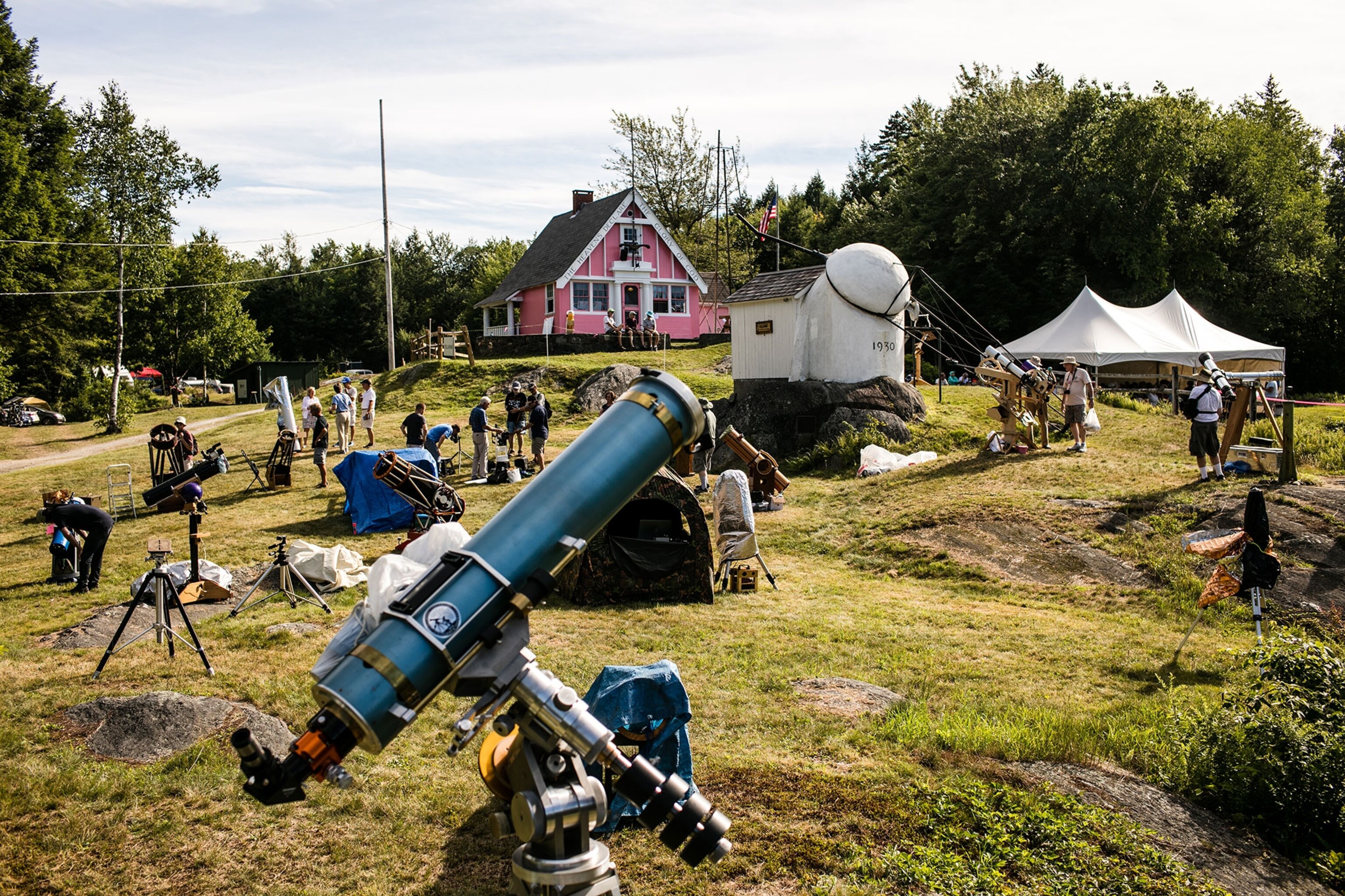 See photos of amateur telescope makers around the world