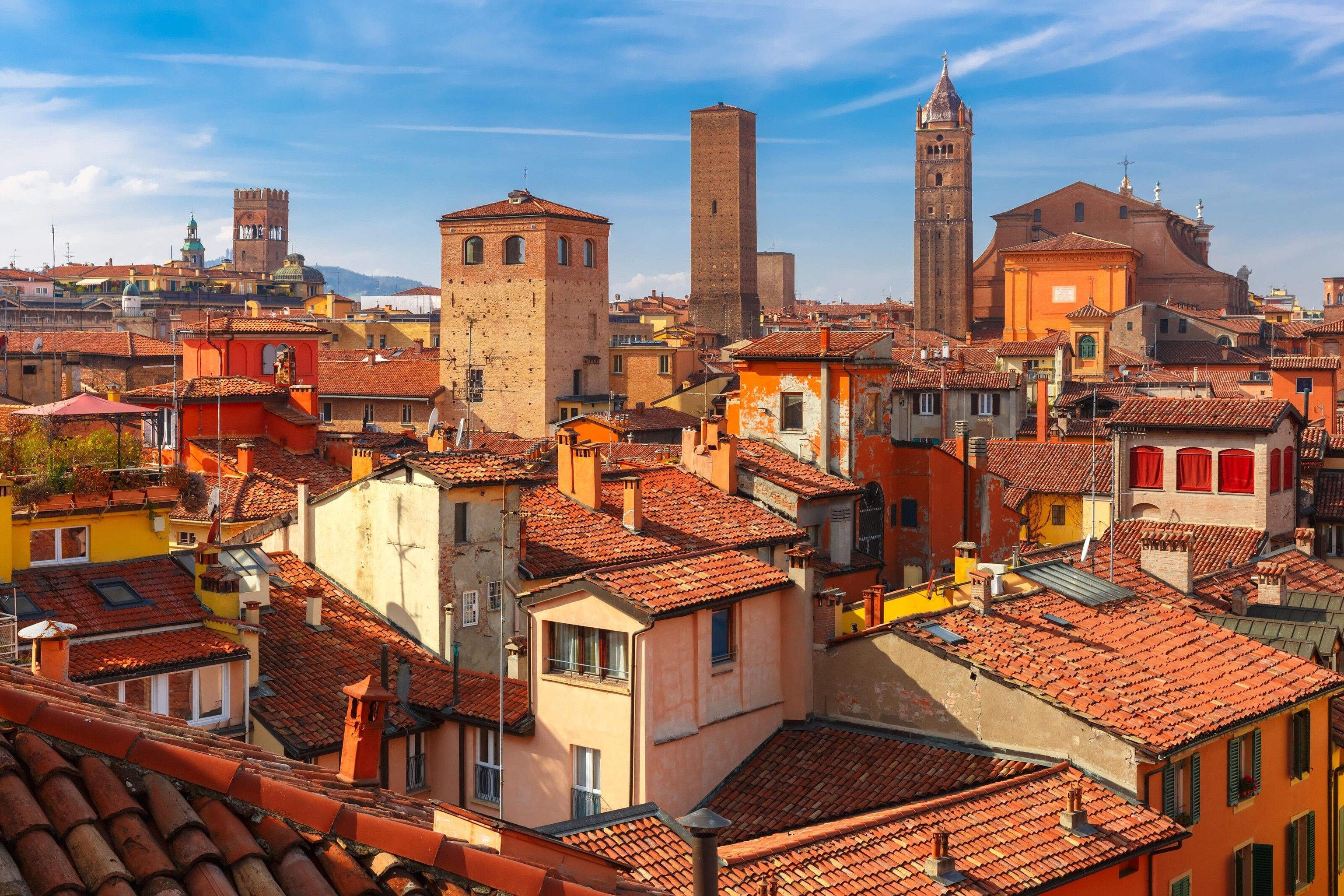 Over 100 towers were built in Bologna during the Middle Ages, and while only 22 survive today, they still define the busy skyline of Emilia-Romagna's main hub.