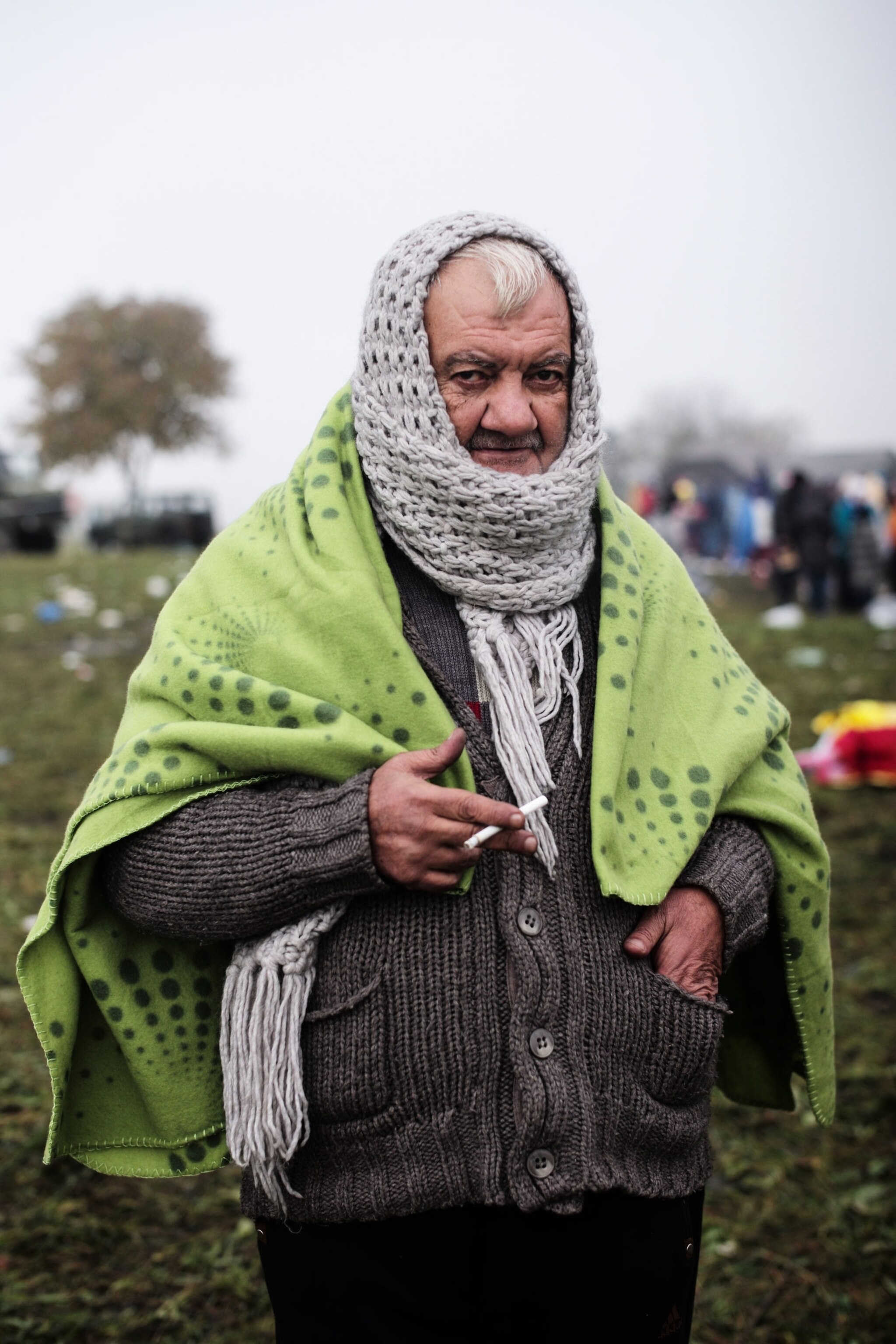 a refugee man
