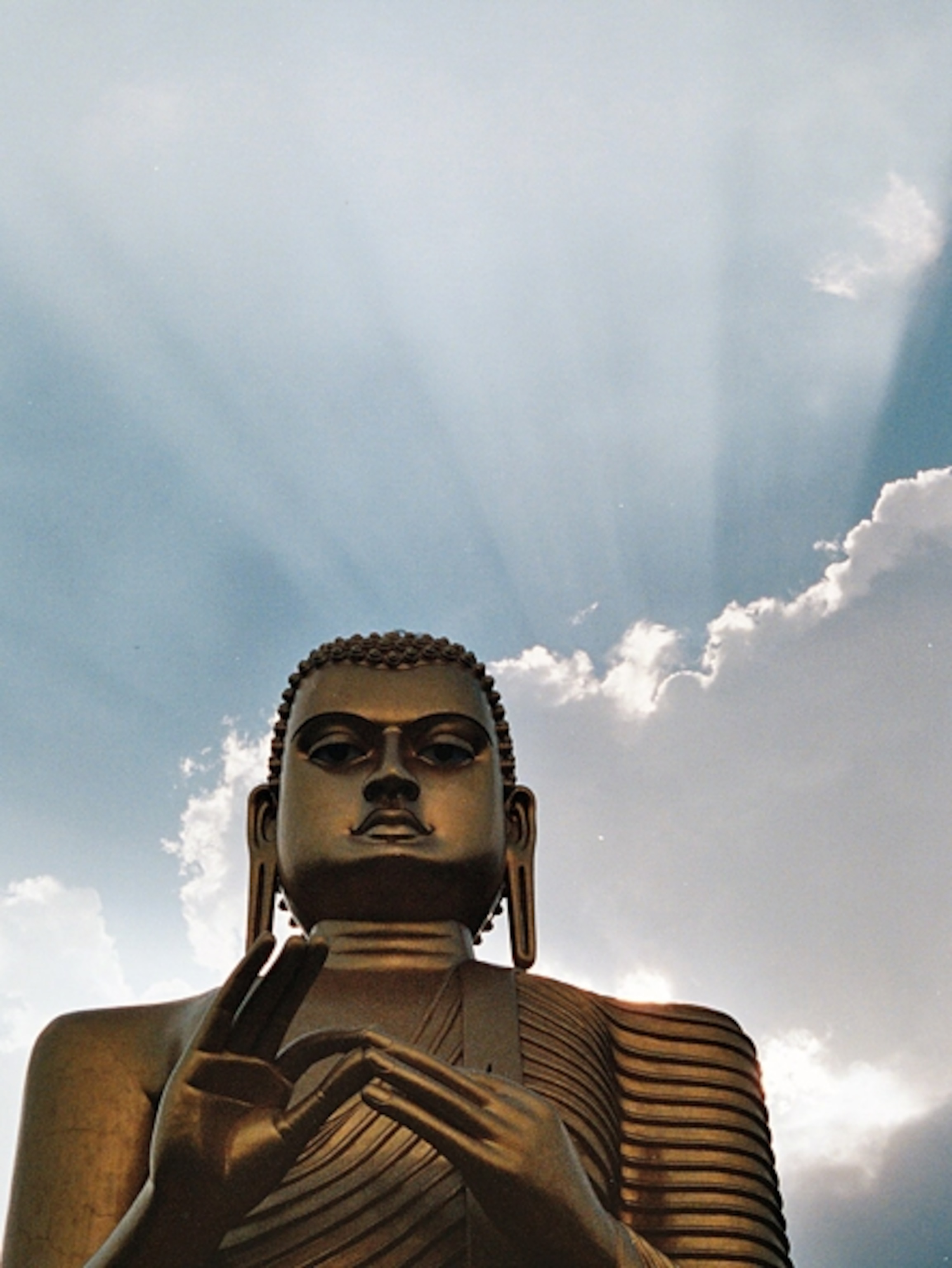 One of many statues of Buddha Booker saw on his trip. (Photograph by Booker Mitchell)