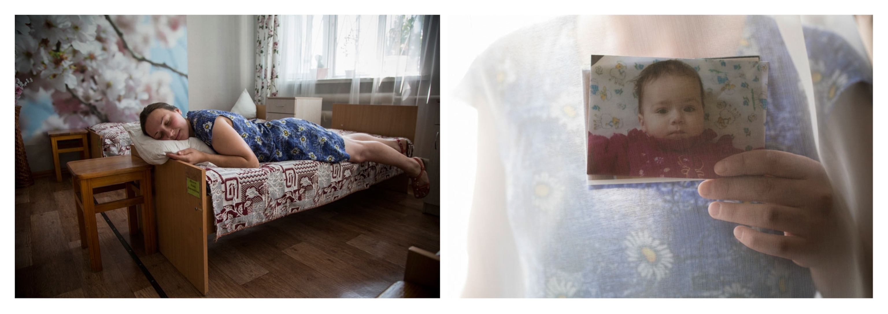 I have a sister, Olga. She is 22. She's my co-offender. She is now in prison in Odessa, where she gave birth to a girl, Valeria, my niece. I have never seen her in person, but I have a  picture of her. And this picture is very dear to me. I am very sad for Valeria to be in prison. She's little, and I do not want her to stay there. I want to get out and take her away from there so she can grow up in freedom.''—Alyona