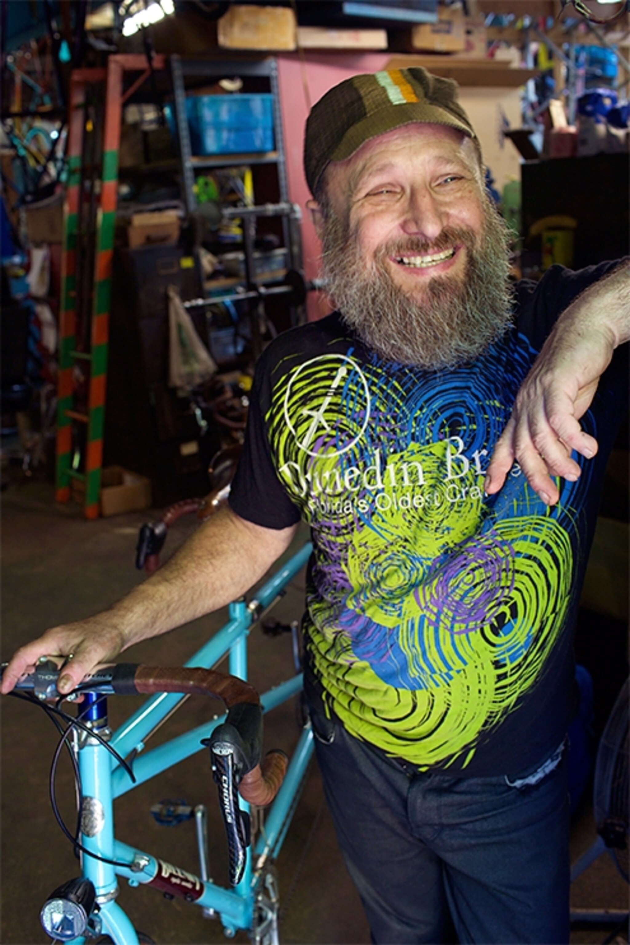 Stephen Bilenky at his bicycle shop in Philadelphia