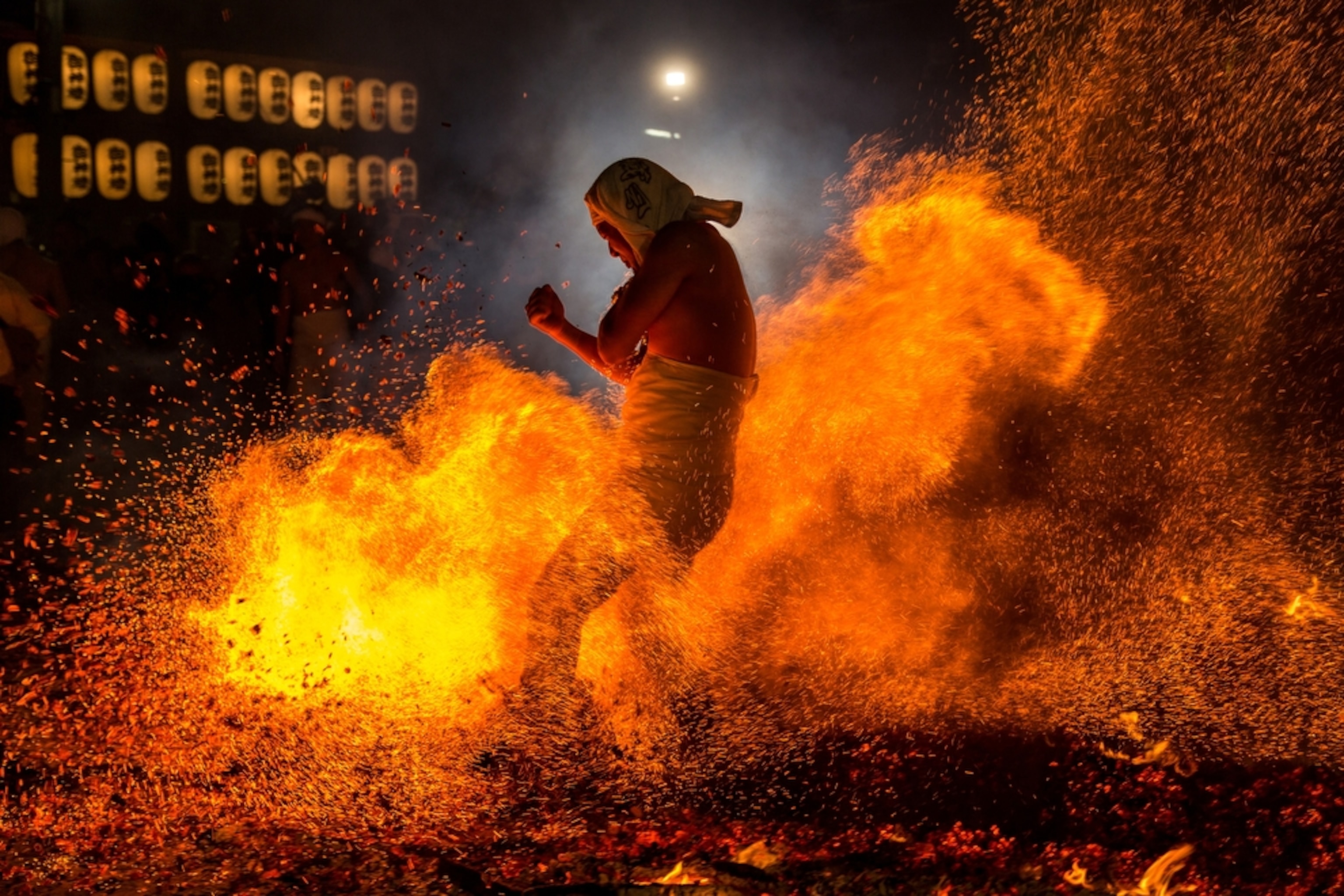 Yassai-Hossai festival in Japan