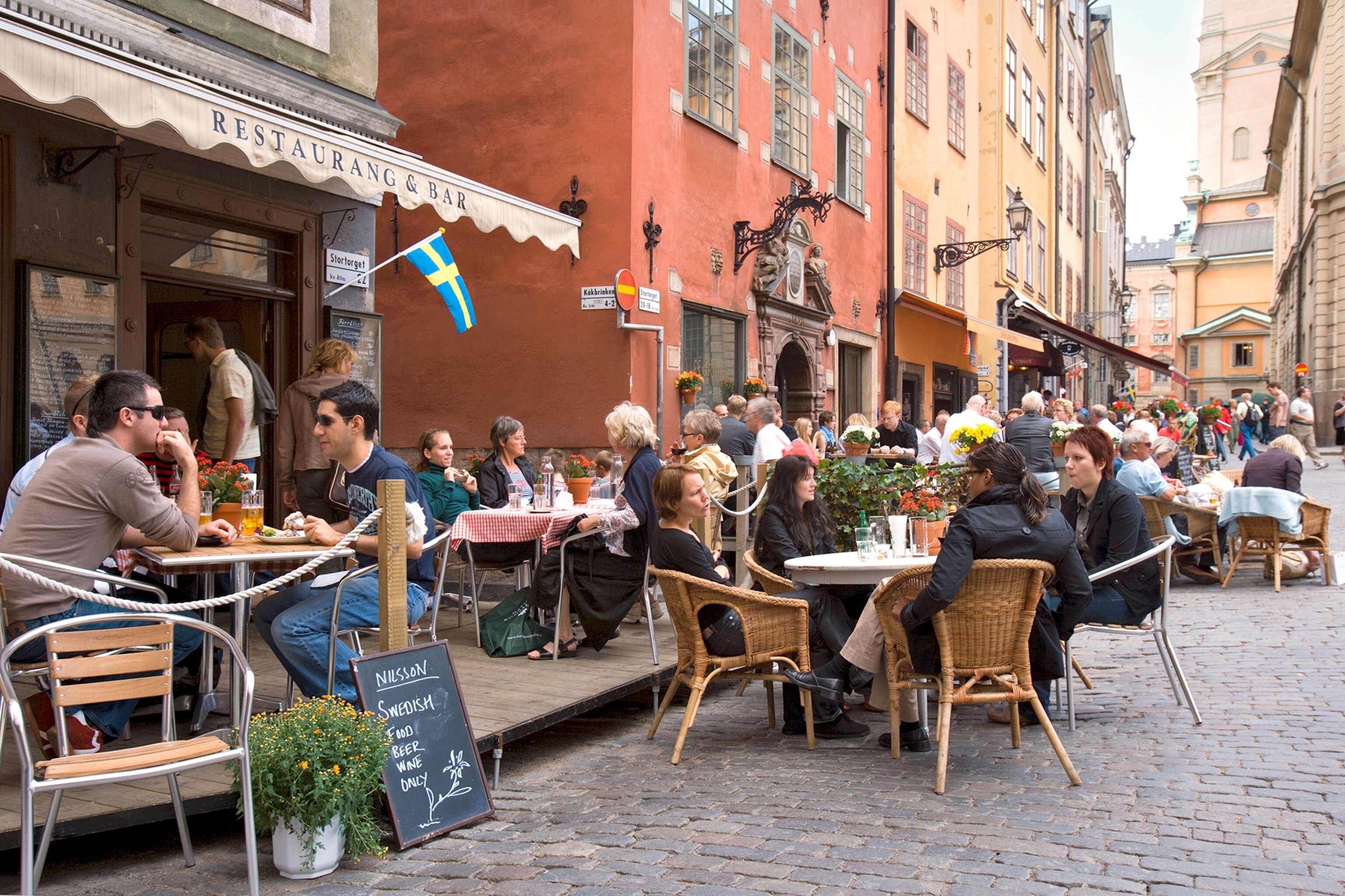a cafe in Stockholm, Sweden