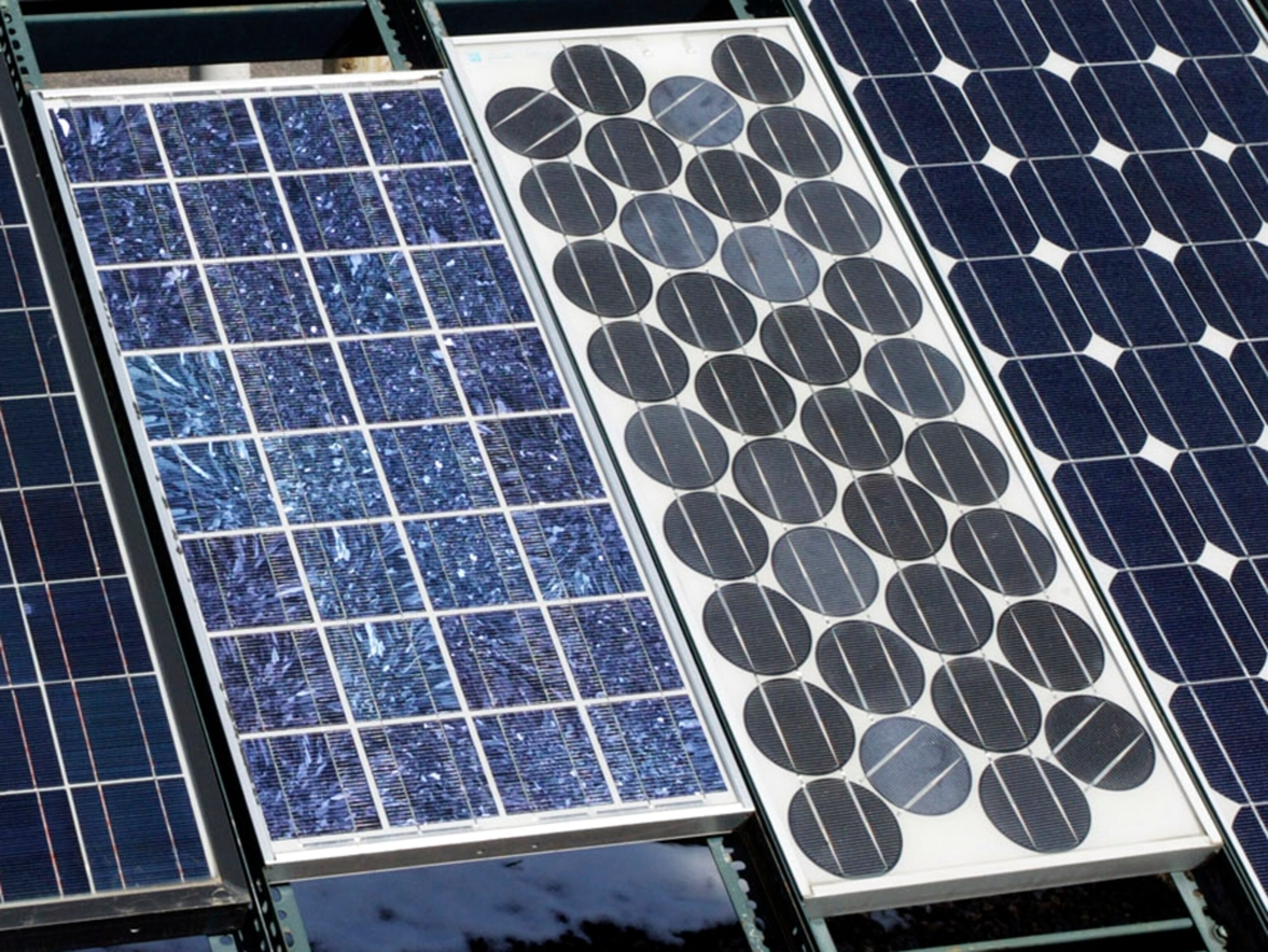 Solar panels at the National Renewable Energy Laboratory gather sunlight at the test facility, Wednesday, Feb. 27, 2008, in Golden, Colo. ConocoPhillips announcement that it would put a renewable-energy research hub and corporate learning center in Louisville, Colo., will help to build Colorado as a leader in alternatives to fossil fuels.(AP Photo/Jack Dempsey)
