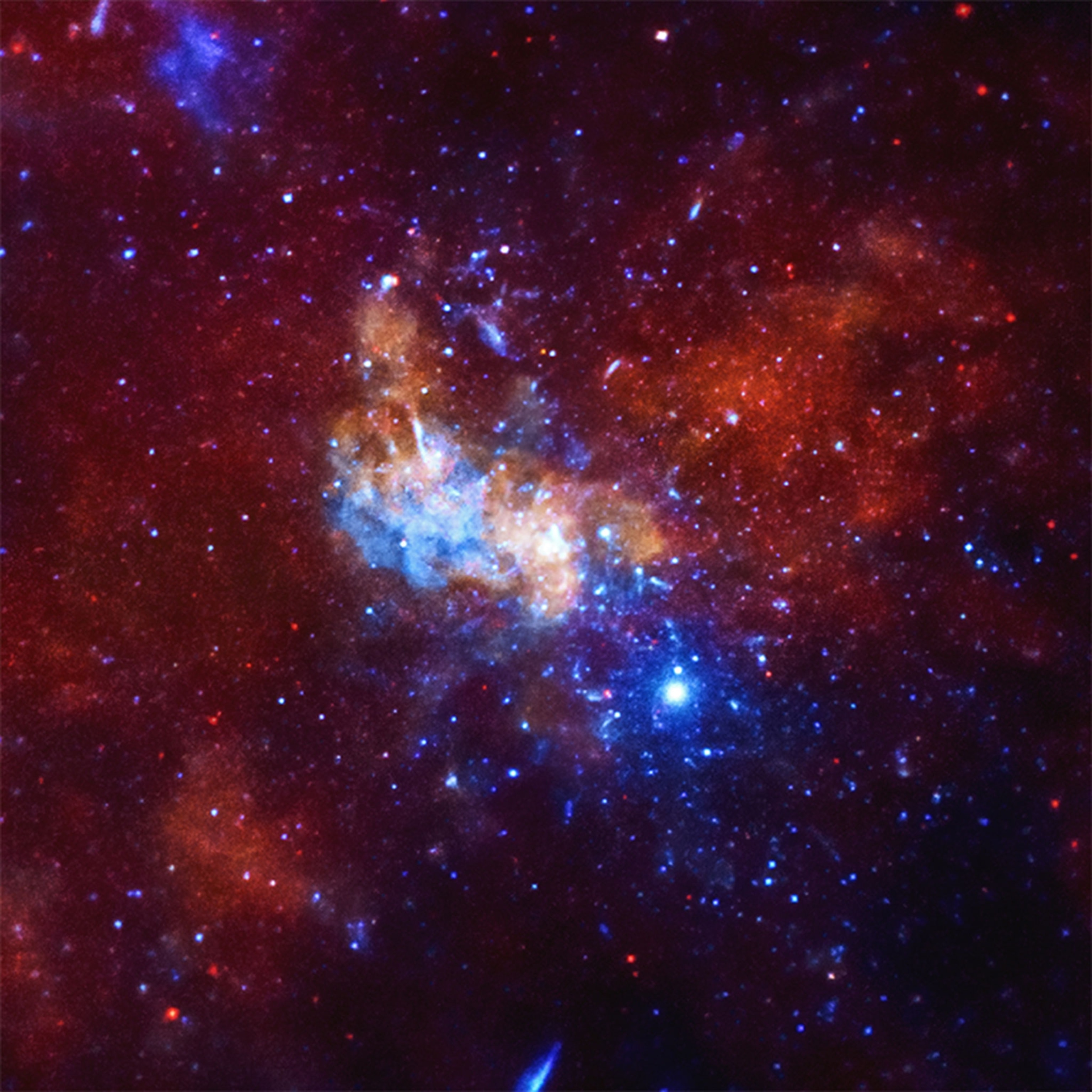 a magnetar near a supermassive black hole