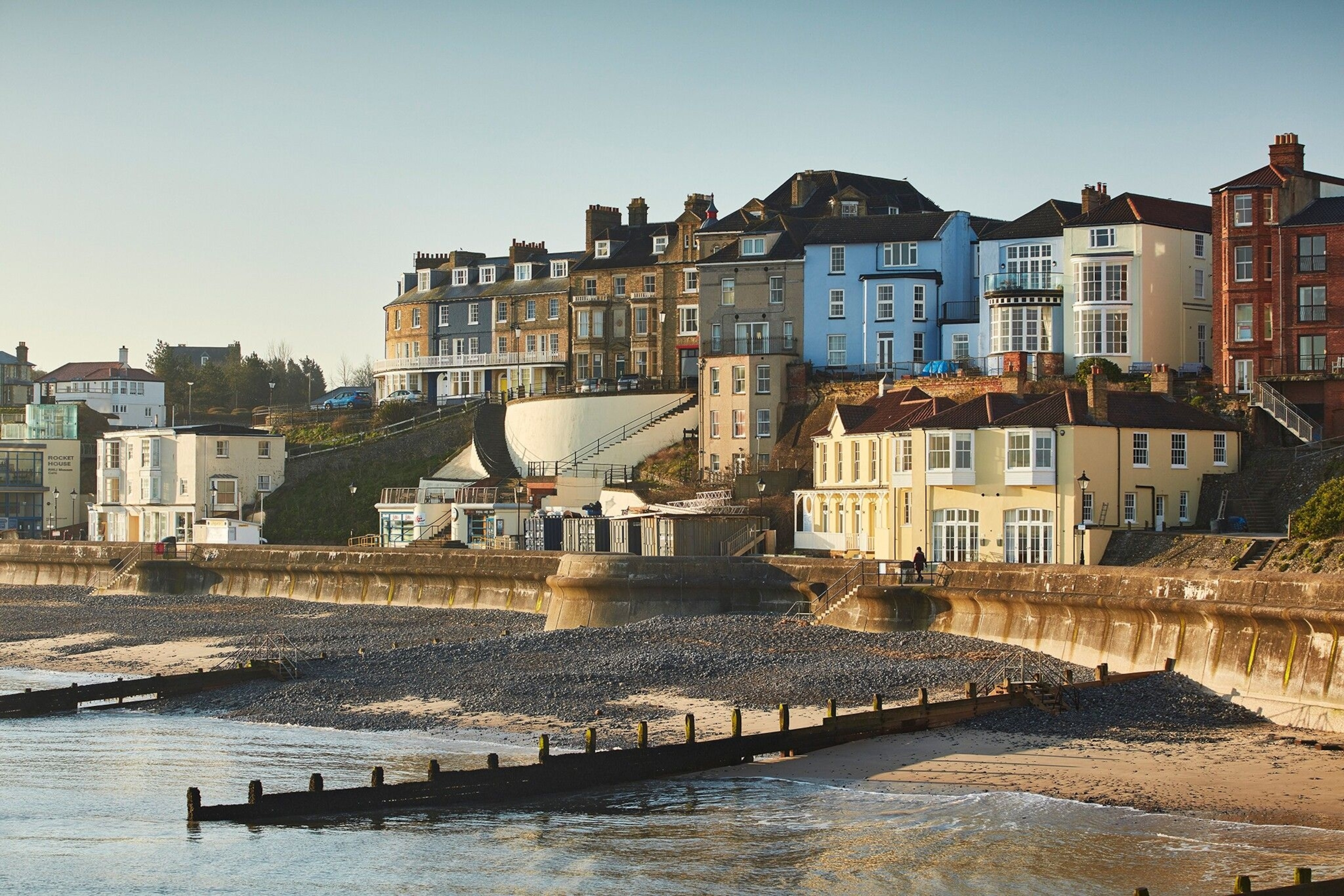 Once a small but thriving fishing community, Cromer is now a classic English seaside resort, famous not just for its dressed crab but also its Victorian pier and elegant architecture.