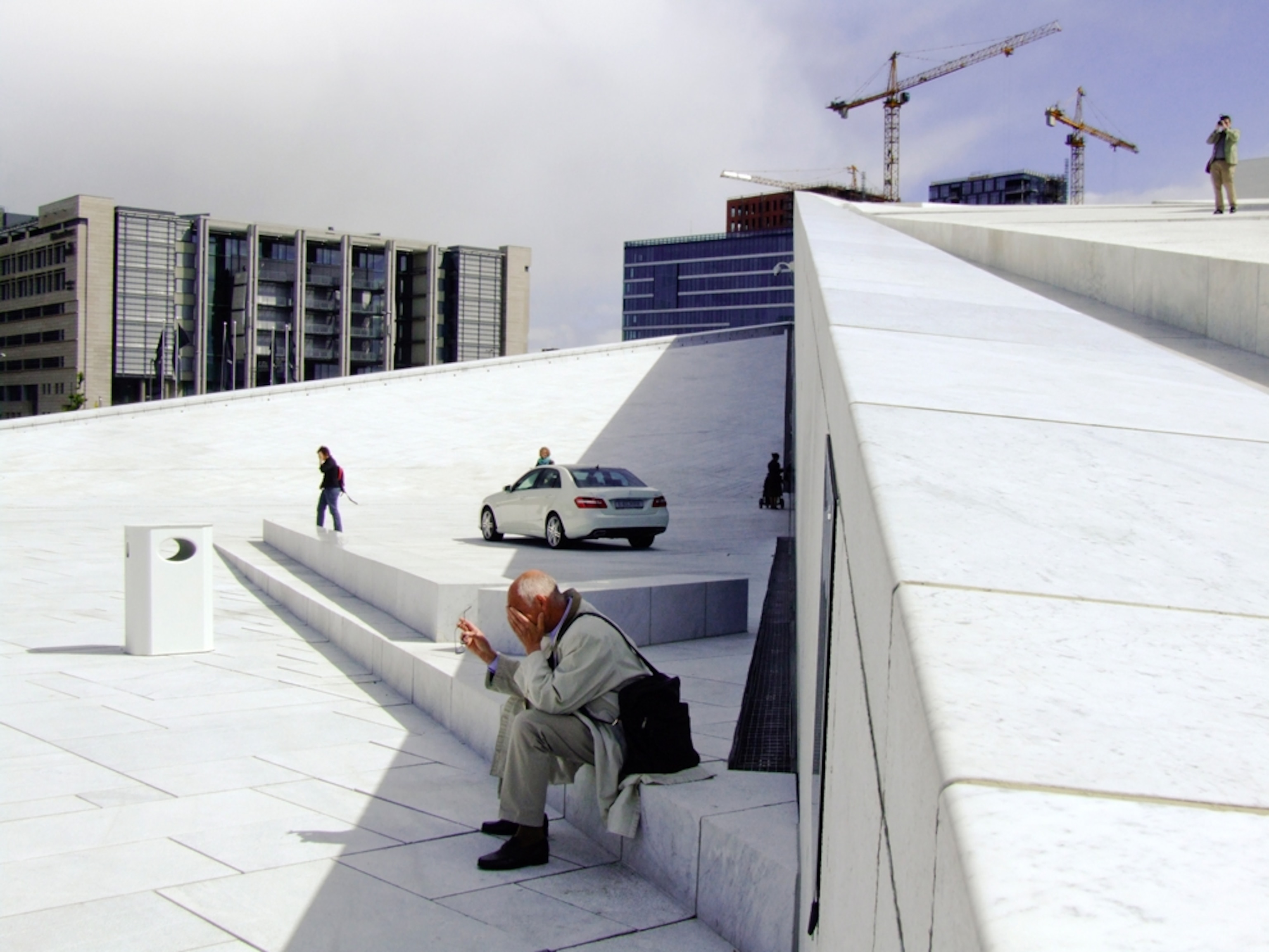 A man in Oslo, Norway