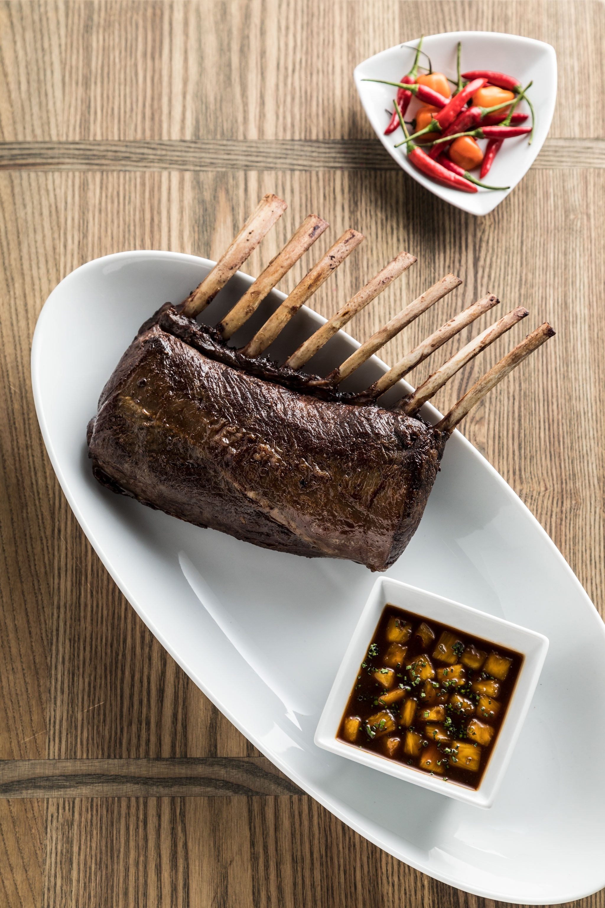 grilled venison strip loin