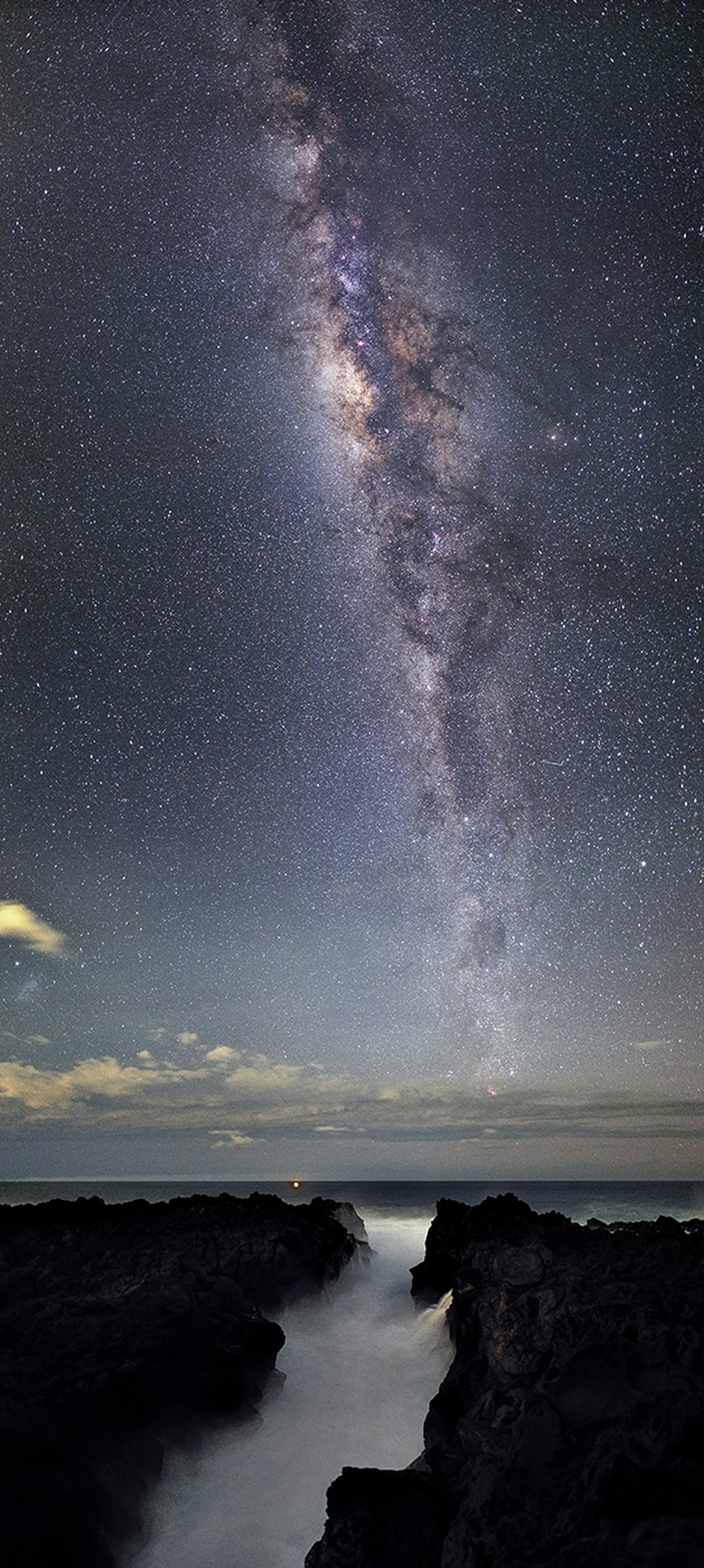 The World at Night - A picture of the Milky Way above the Indian Ocean.
