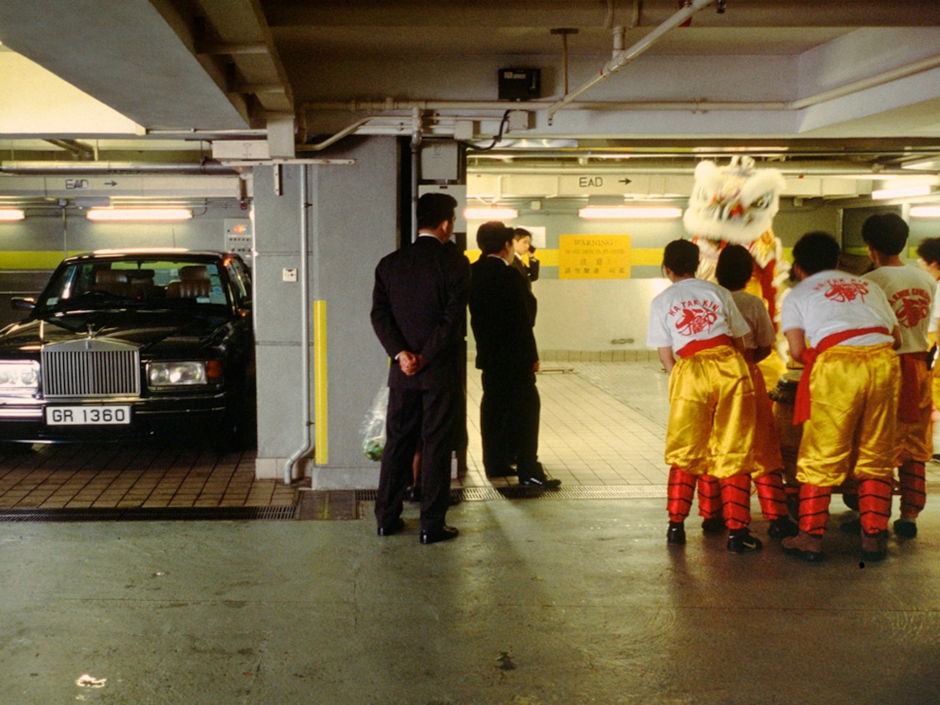 New Years lion dance