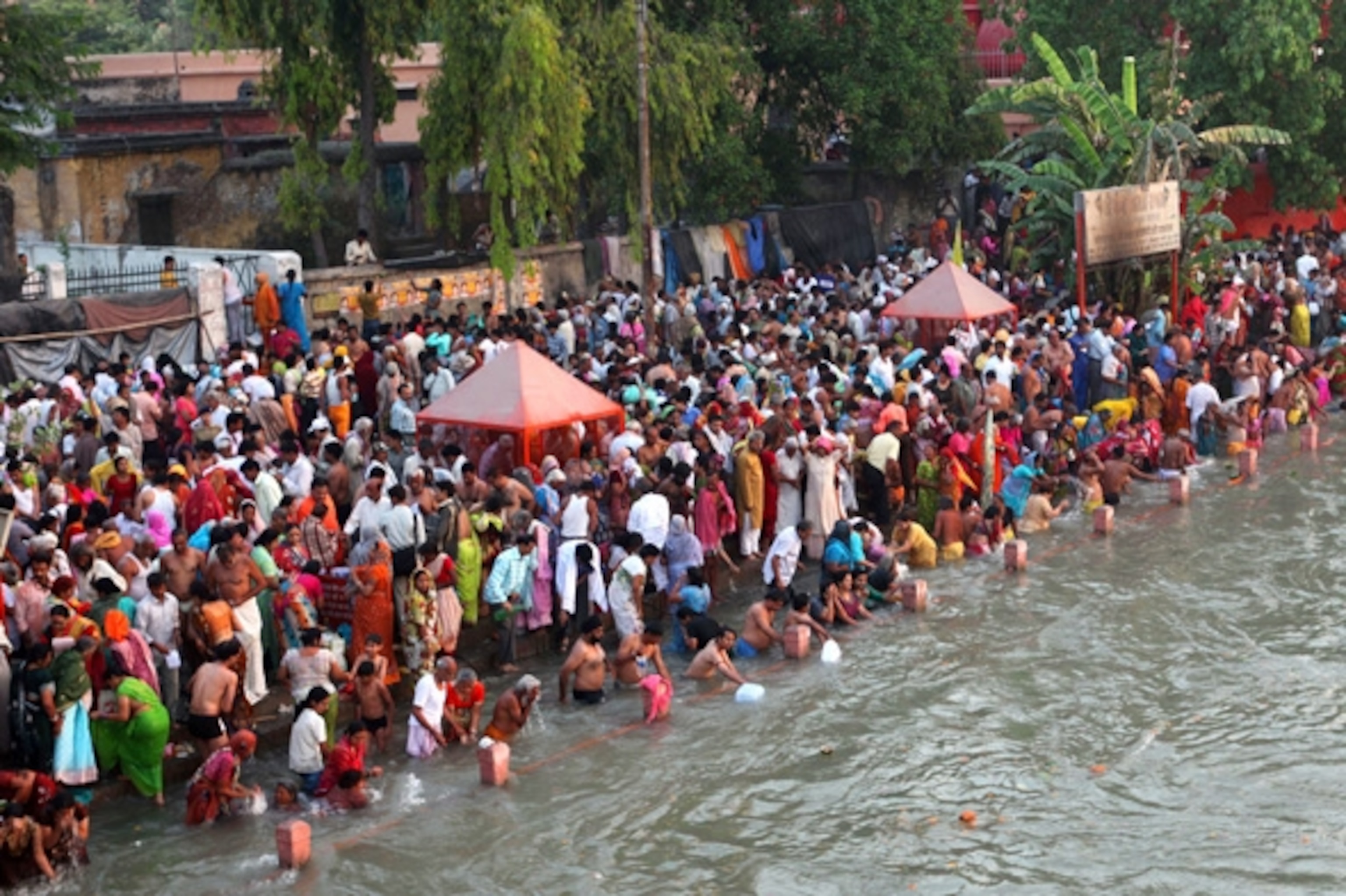 The last photo I took before realizing I had been robbed at Kumbh Mela. (Photograph by Jill Schneider)
