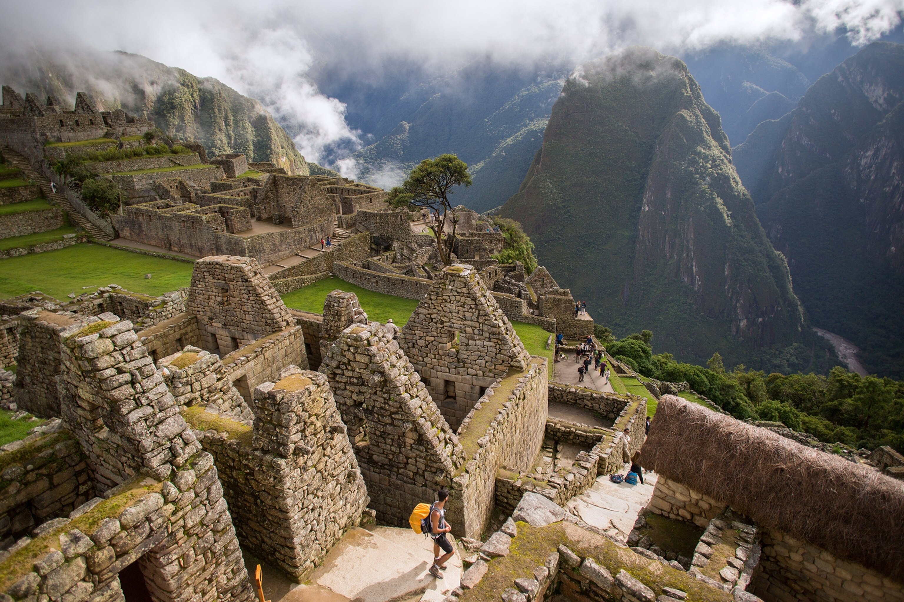 Machu Picchu and the surrounding mountains, Peru