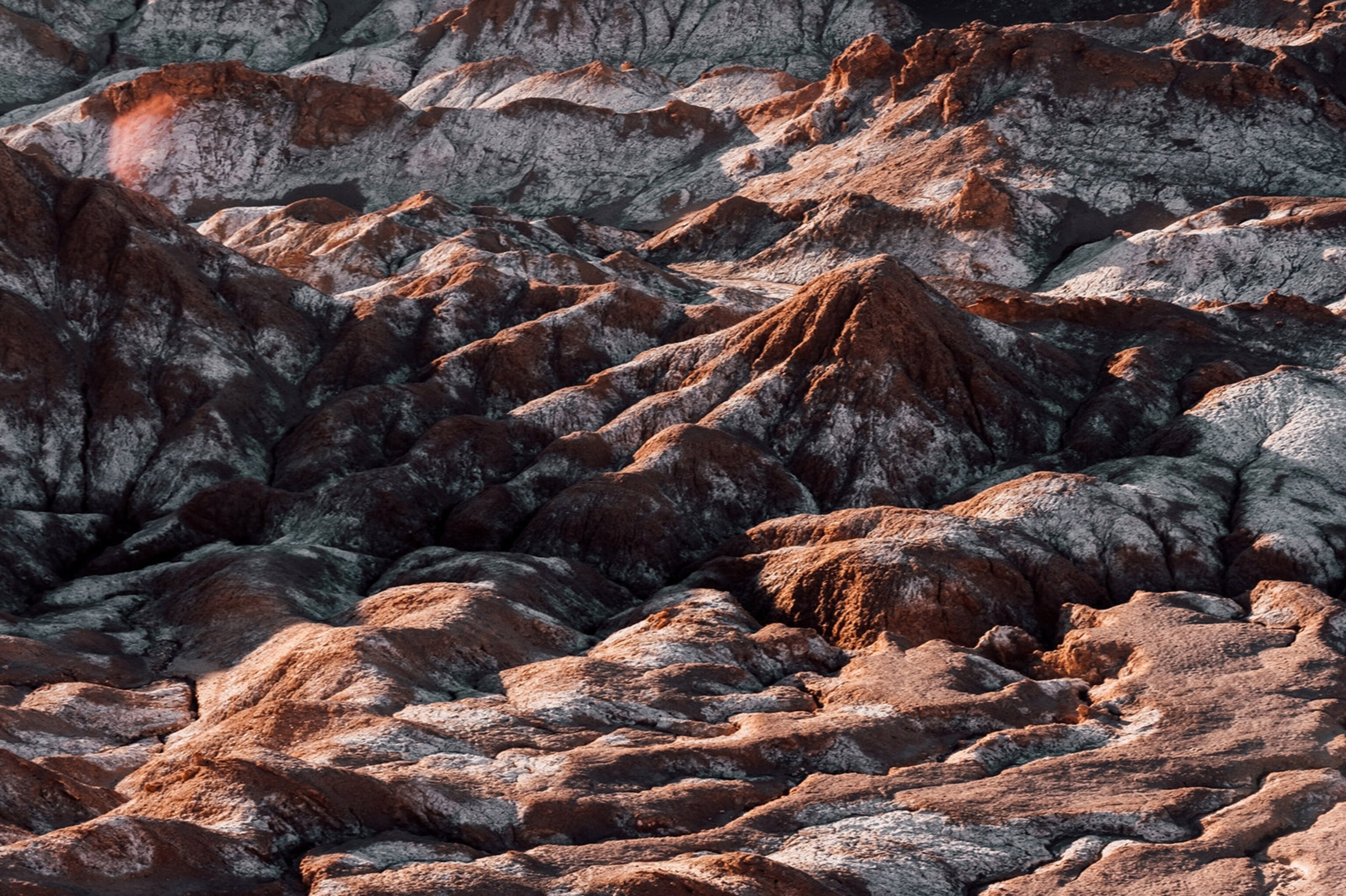 terrain in the Valle de la Luna, Atacama desert, Chile