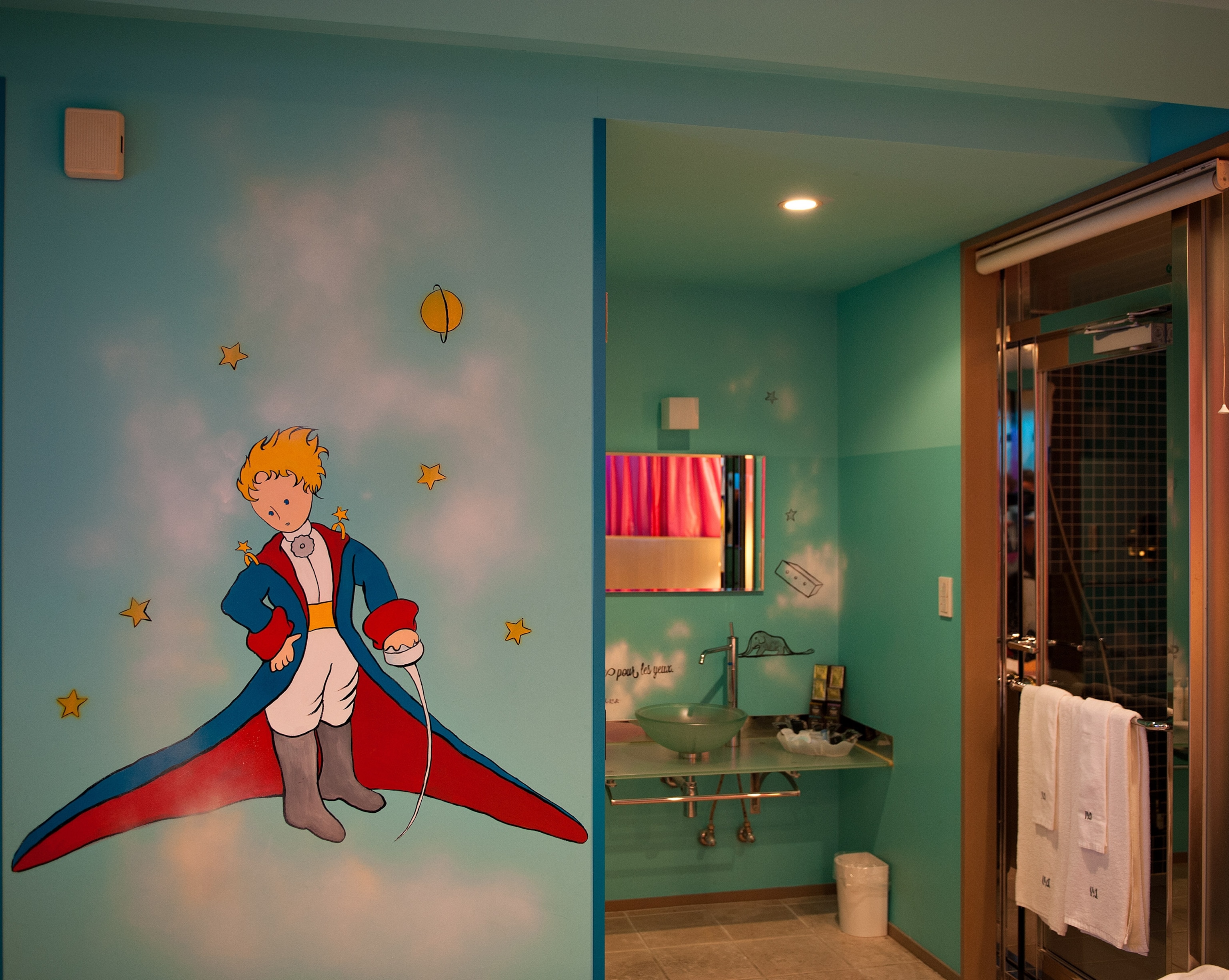 THE Little Prince themed room in the Colorful Love Hotel, a love hotel in Tokyo, Japan