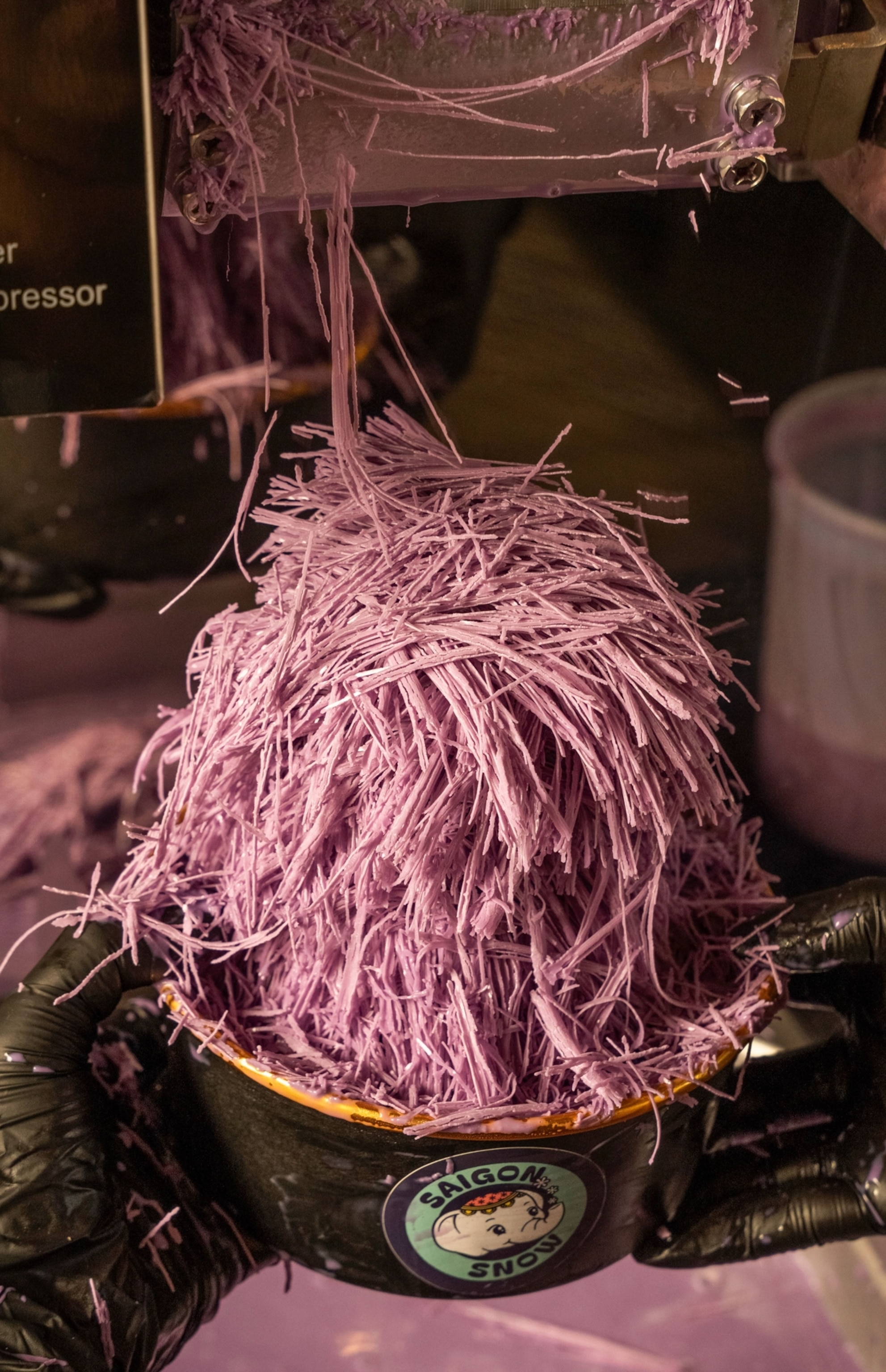 Saigon Snow Ube Snow at Mills Market