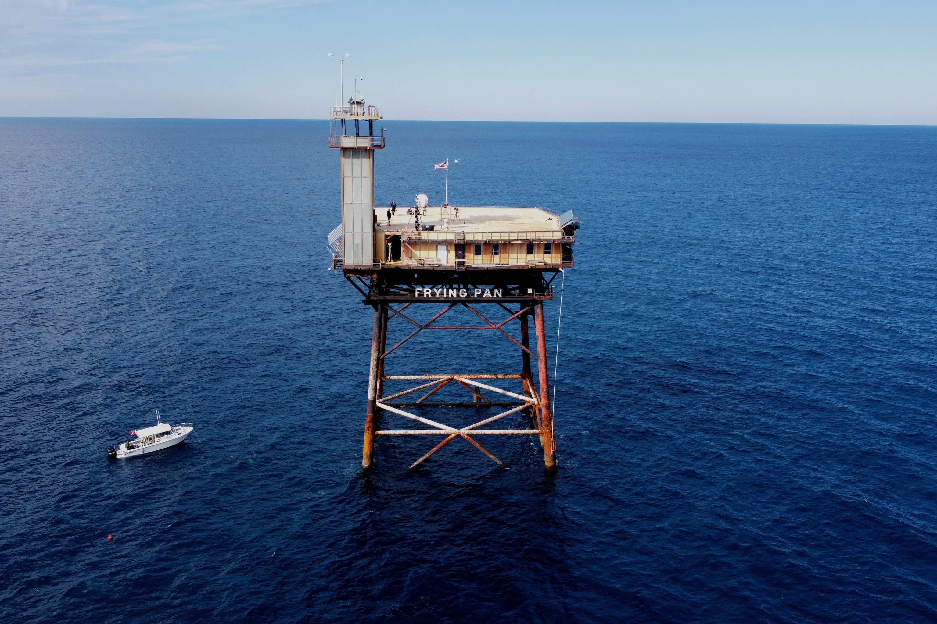 Stay overnight at this lighthouse—a thrilling 32 miles out to sea