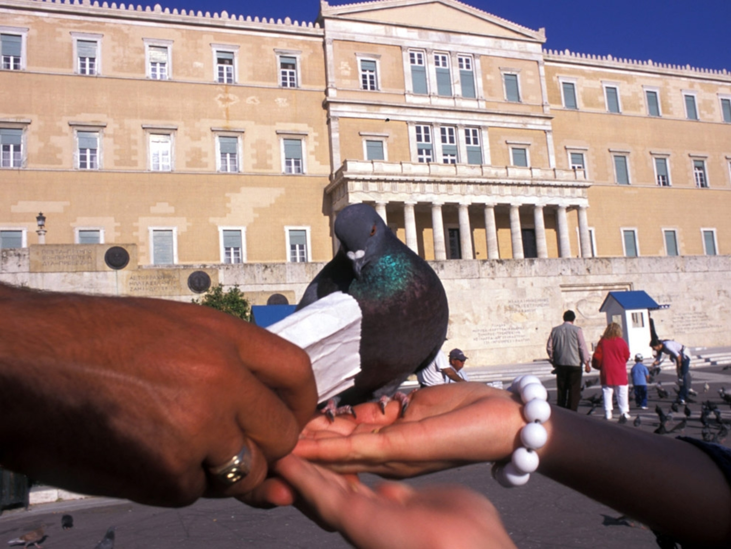 Greek parliament building