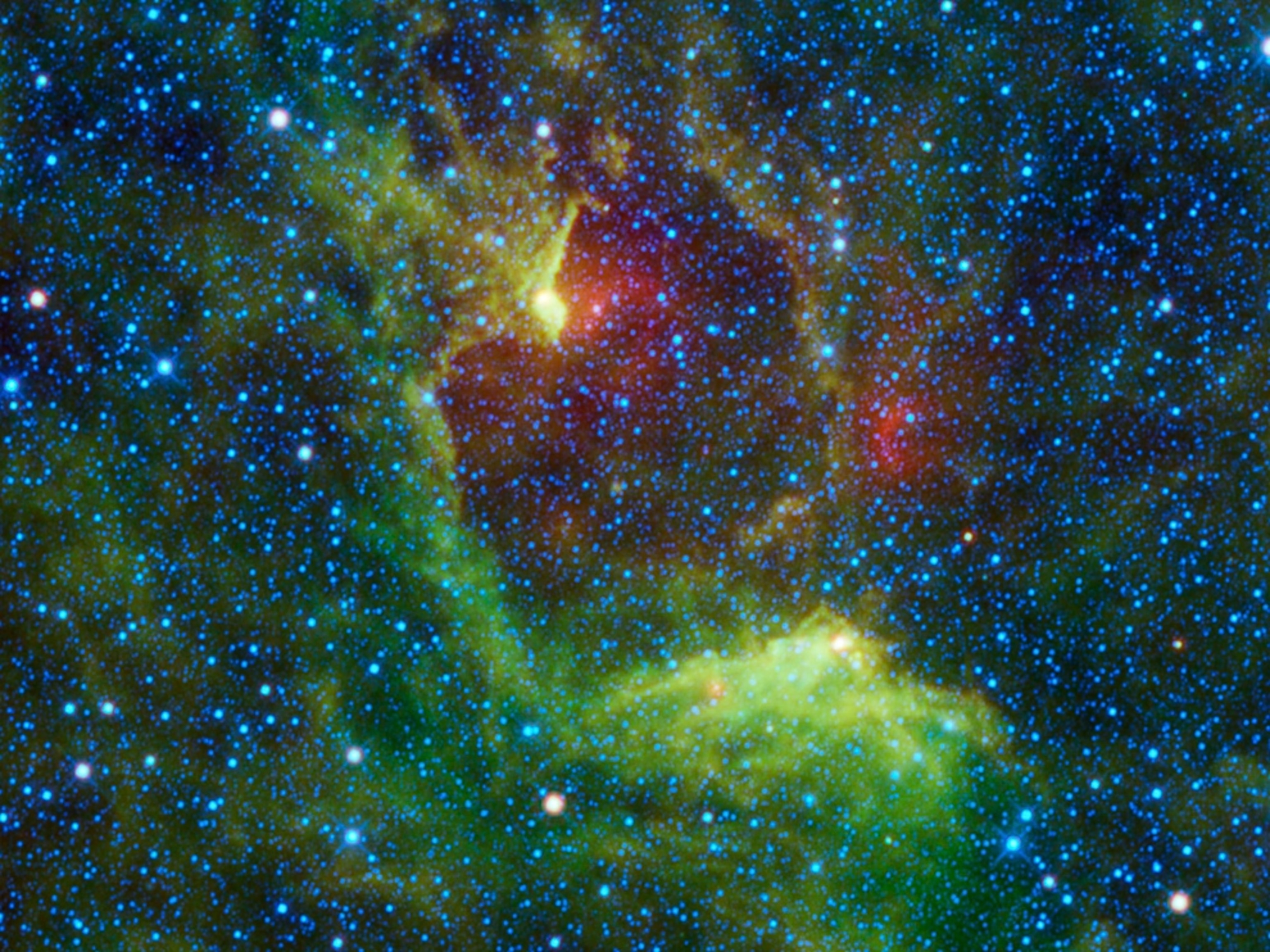 a reflection nebula in the constellation Crux.