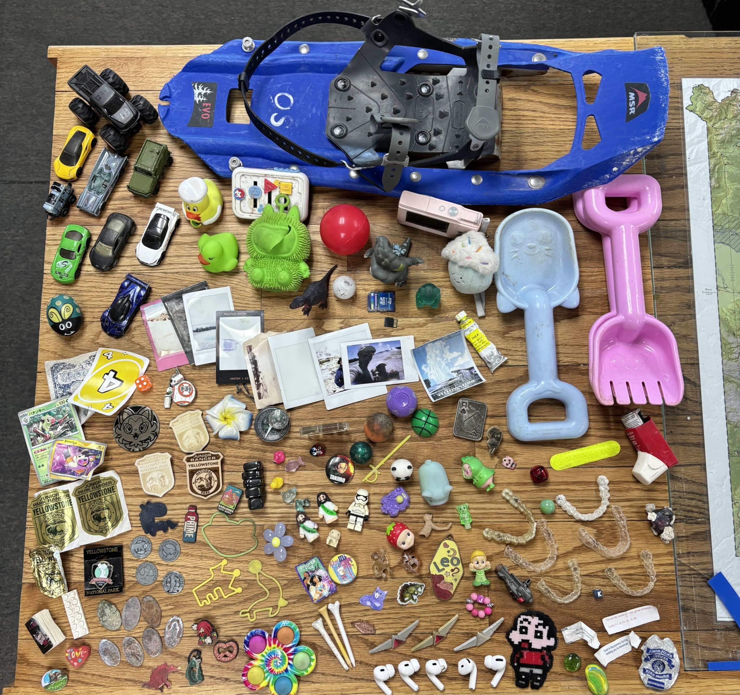 More bizarre Yellowstone National Park Geology Team finds from hydrothermal areas during the 2026 summer season—including golf tees, fortune cookie fortunes, AirPods, rubber ducks, and Invisalign retainers!