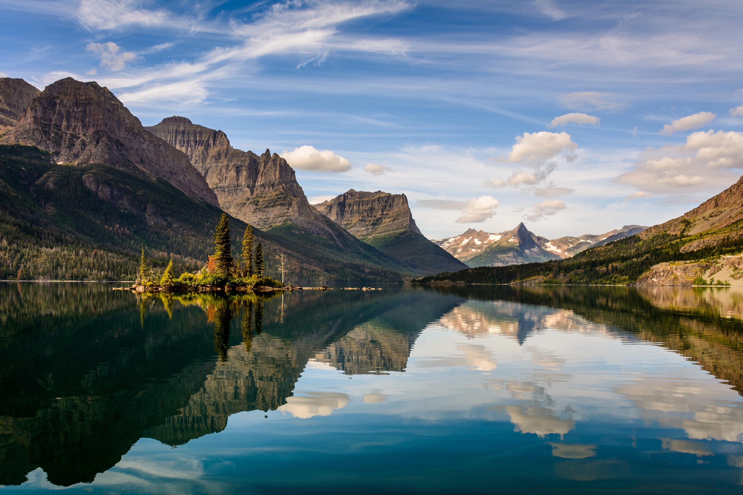 St. Mary's Lake in Glacier National Park, Montana