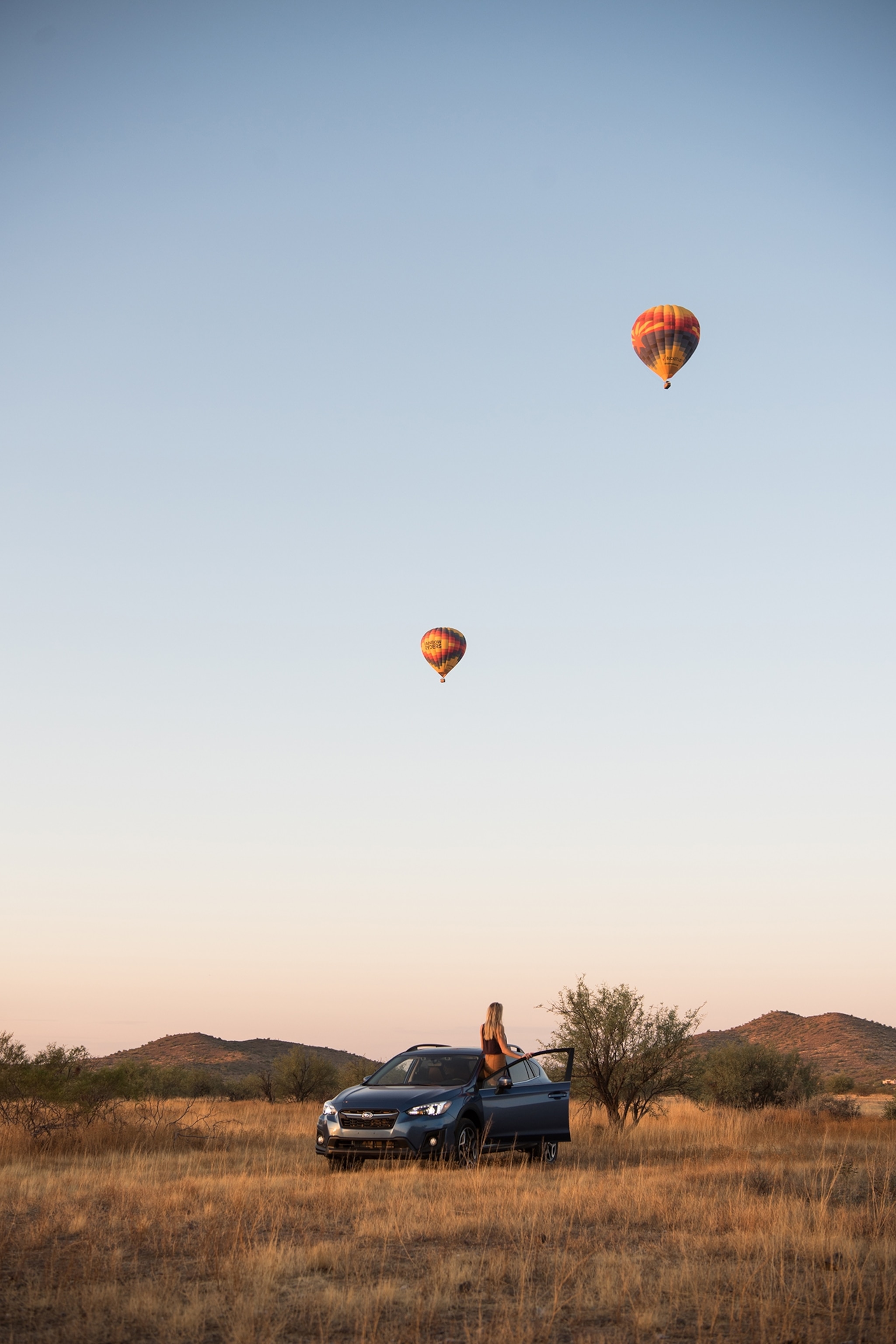 a hot air balloon in Scottsdale, Arizona