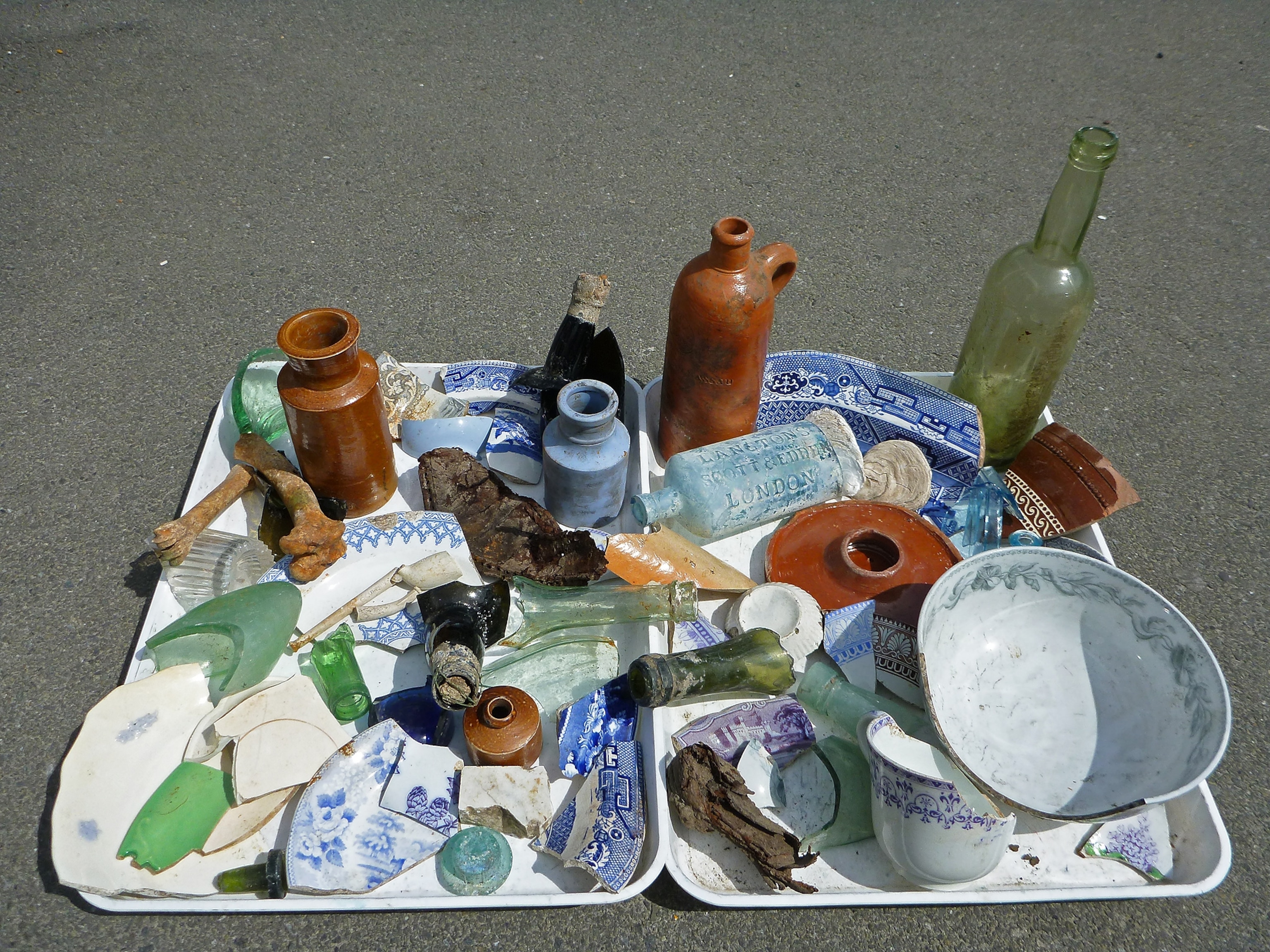 Christchurch earthquake - Ceramic sherds recovered