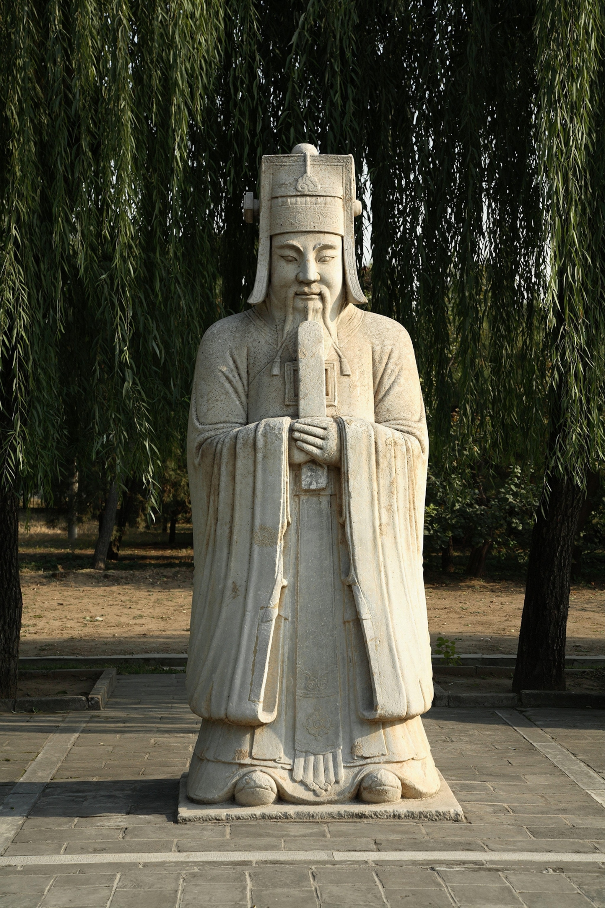 China, Ming tombs, Ming-Shisan-Ling, soul way, Shendao, stone sculpture, official, Asia, culture, art, necropolis, Shisanling, avenue, way, funeral towns, tomb attachments, imperial tombs, vertical, mind avenue, Ming dynasty, stone figures, freeze frame, statue, sculpture, sculpture, historically, park, place of interest, UNESCO-world cultural heritage