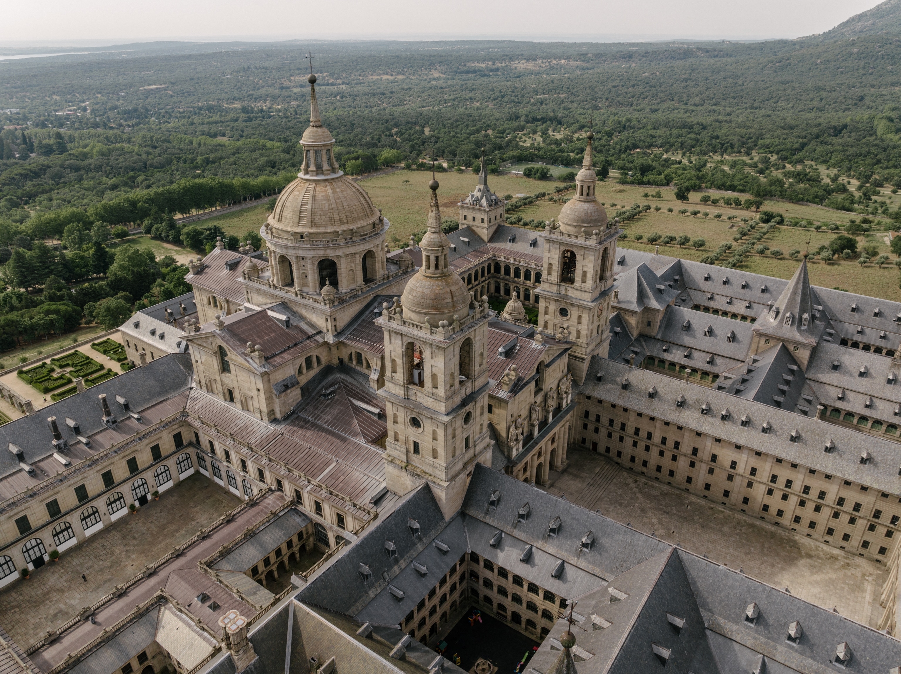 Commissioned by Spain’s King Phillip II in the 16th century, the vast monastery and palace of San Lorenzo de El Escorial was inspired by the ancient Temple of Solomon.