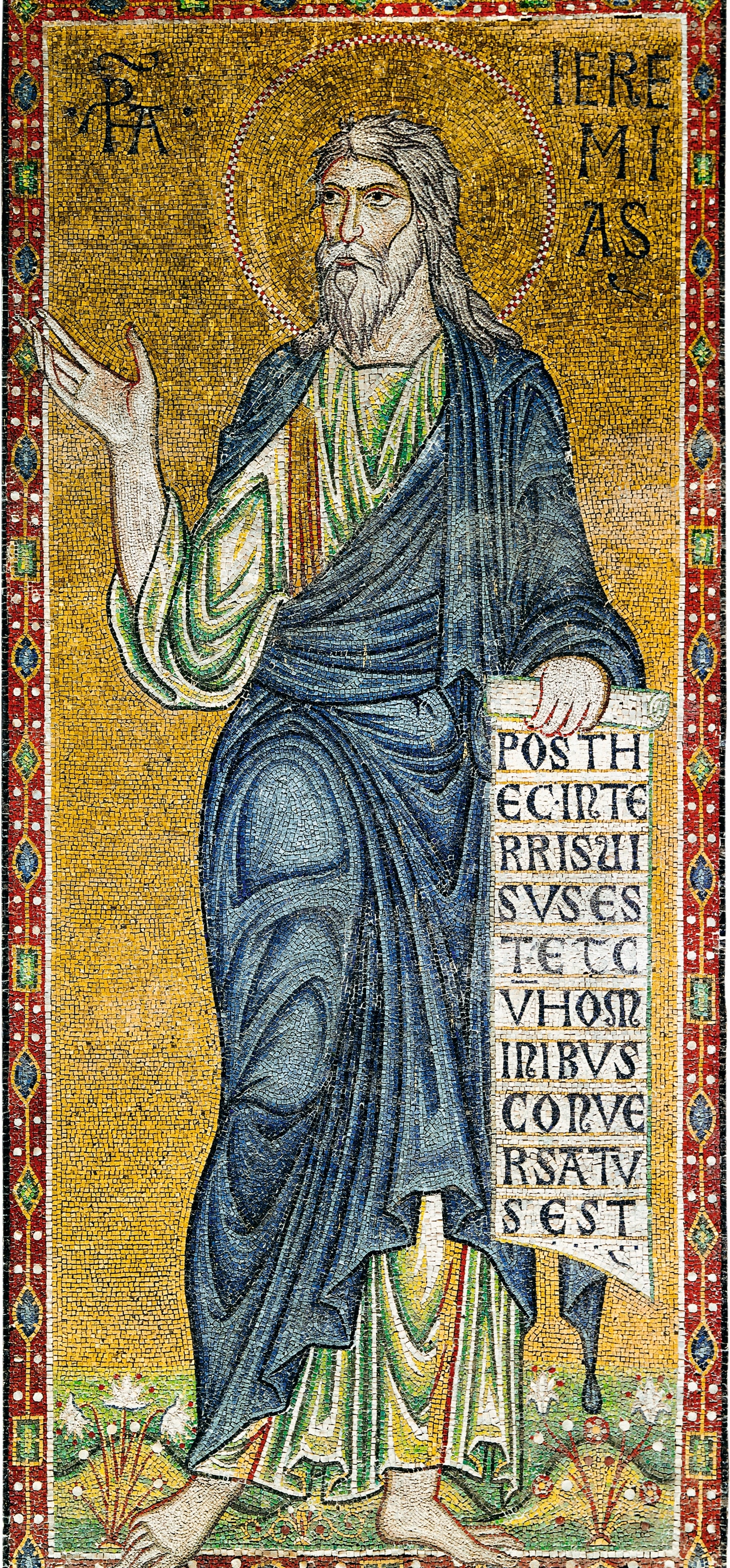 Jeremiah, pictured in a mosaic in St. Mark’s Basilica in Venice, prophesied that the ark would disappear.