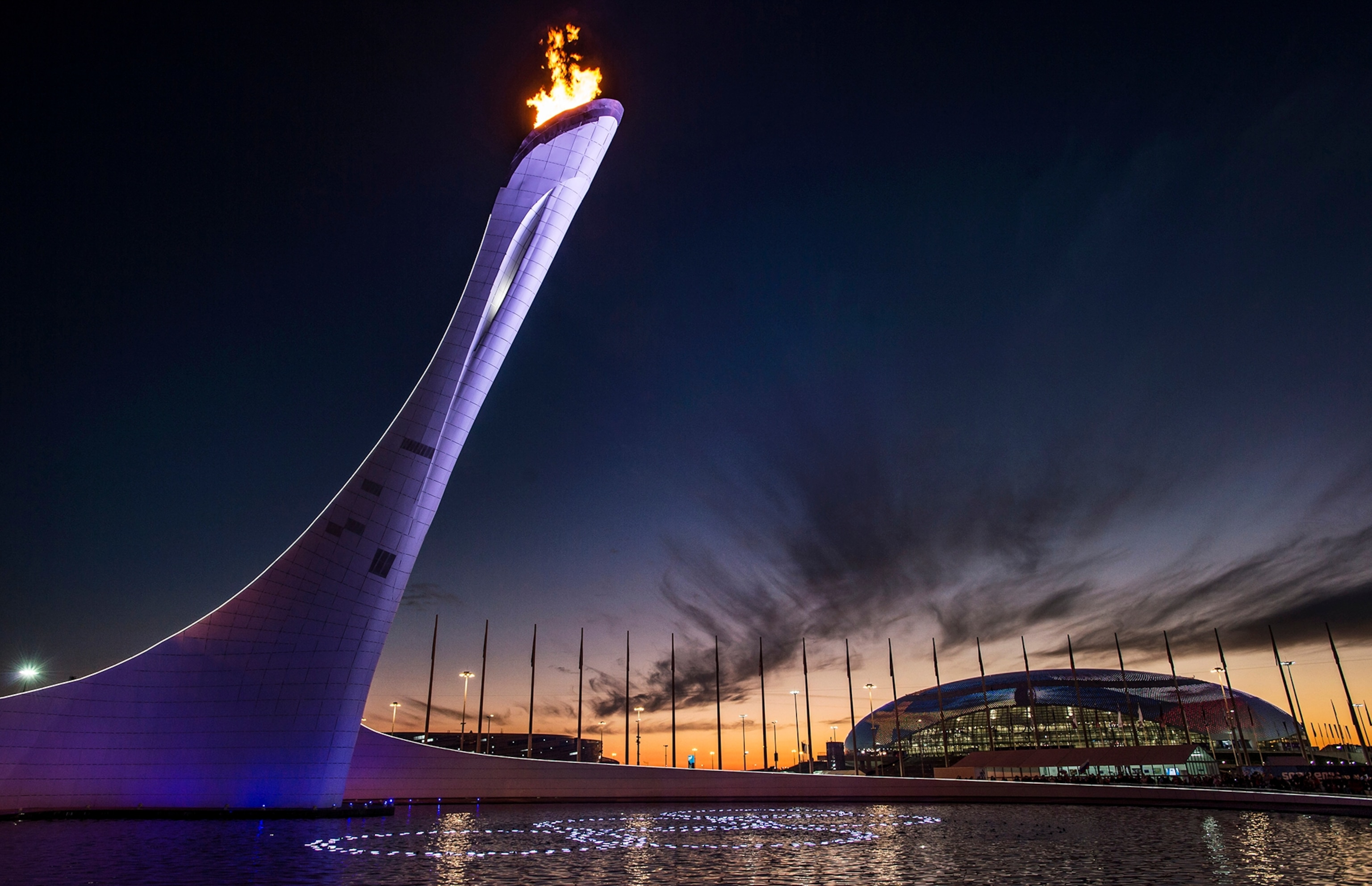 A general aerial view of the Olympic Stadium (L) and Aquatic Centre at the 2012 Olympic Park on June 28,2012 in Stratford,London,England. (Photo by Jason Hawkes/Getty Images)